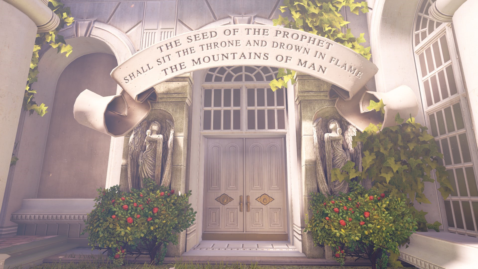 The Seed of the Prophet inscription in BioShock Infinite HD Wallpaper