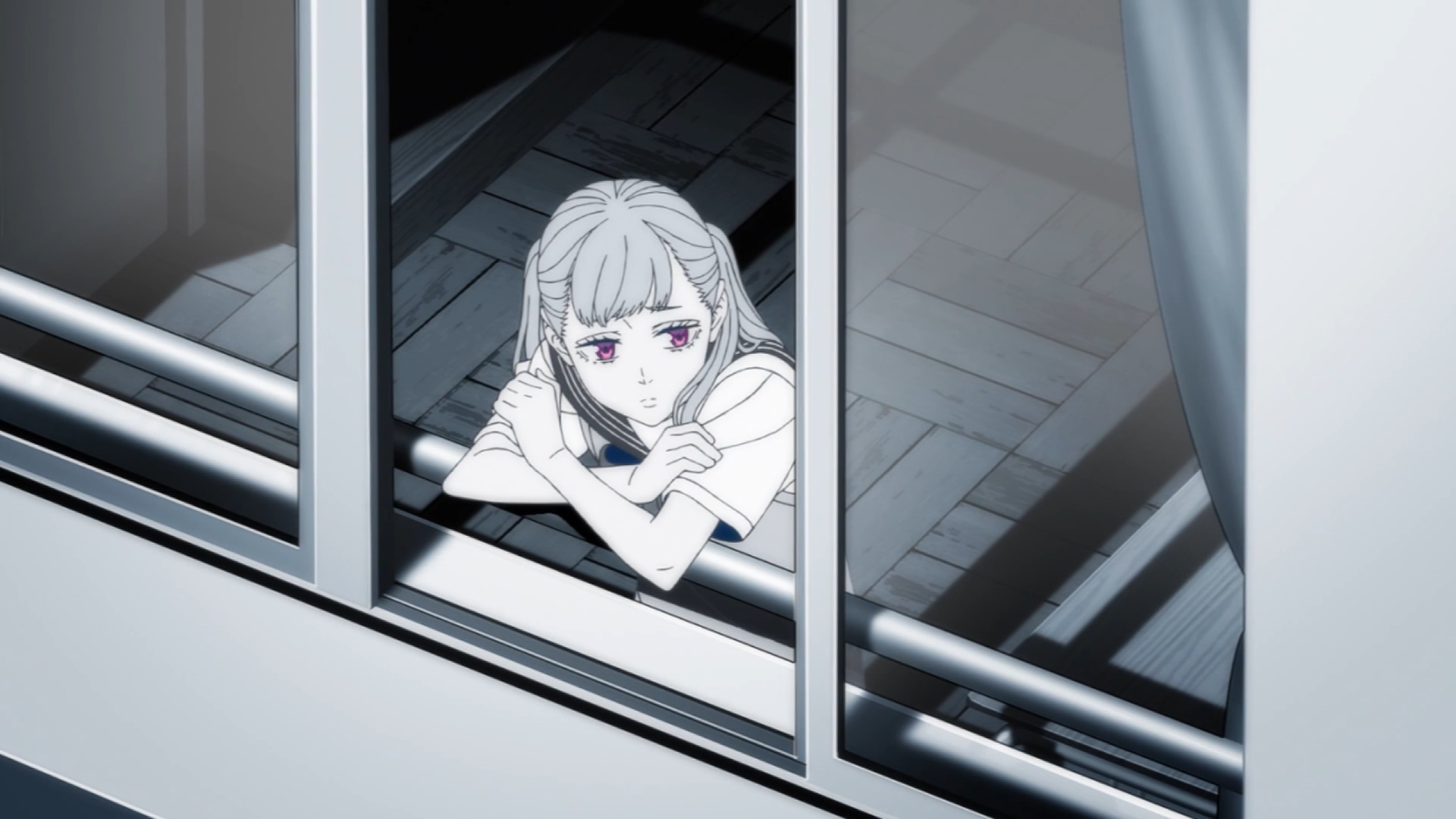 Noelle Silva from Black Clover looking out a window HD Wallpaper