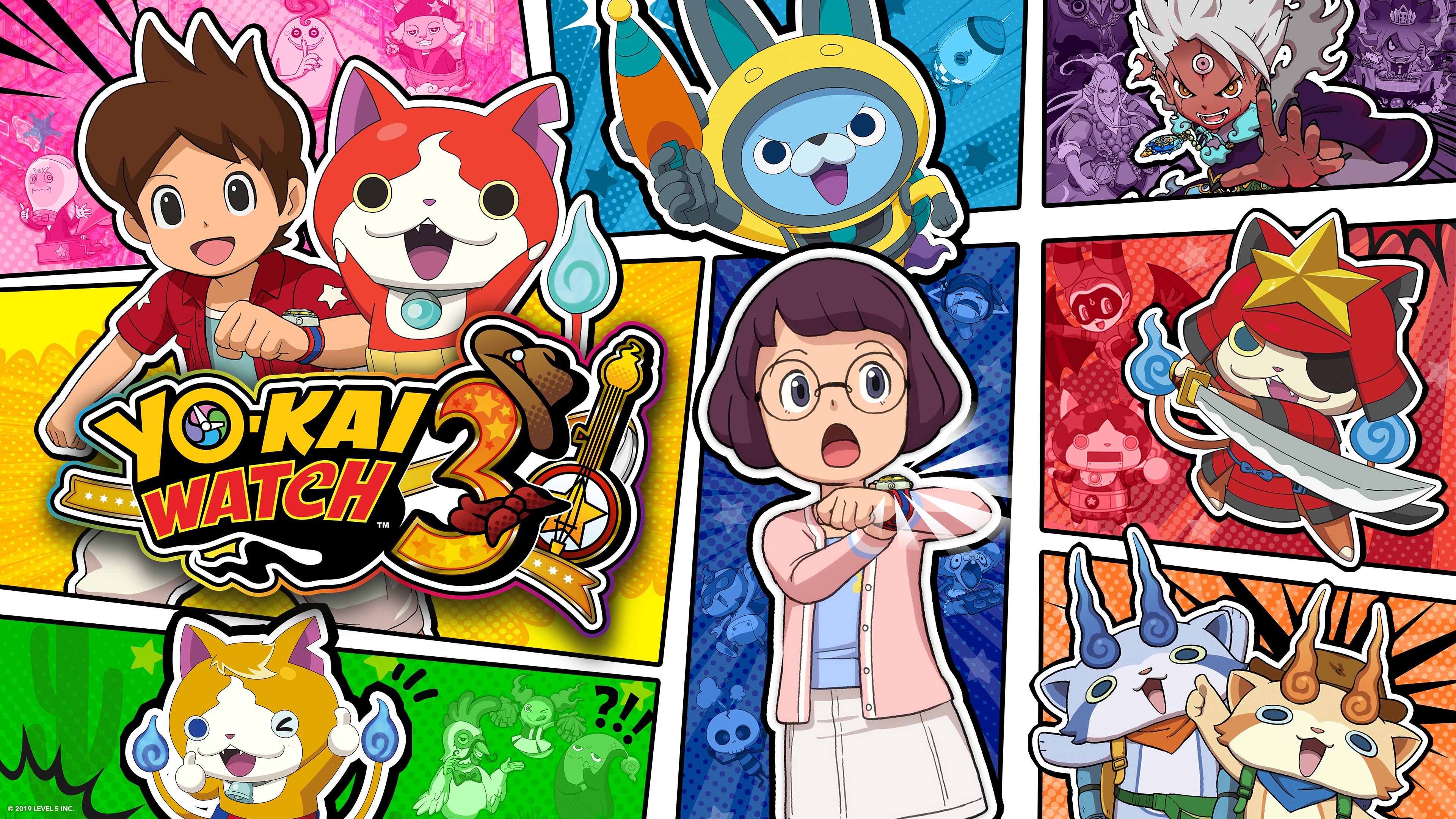 Yo-kai Watch 3 Video Game HD Wallpaper
