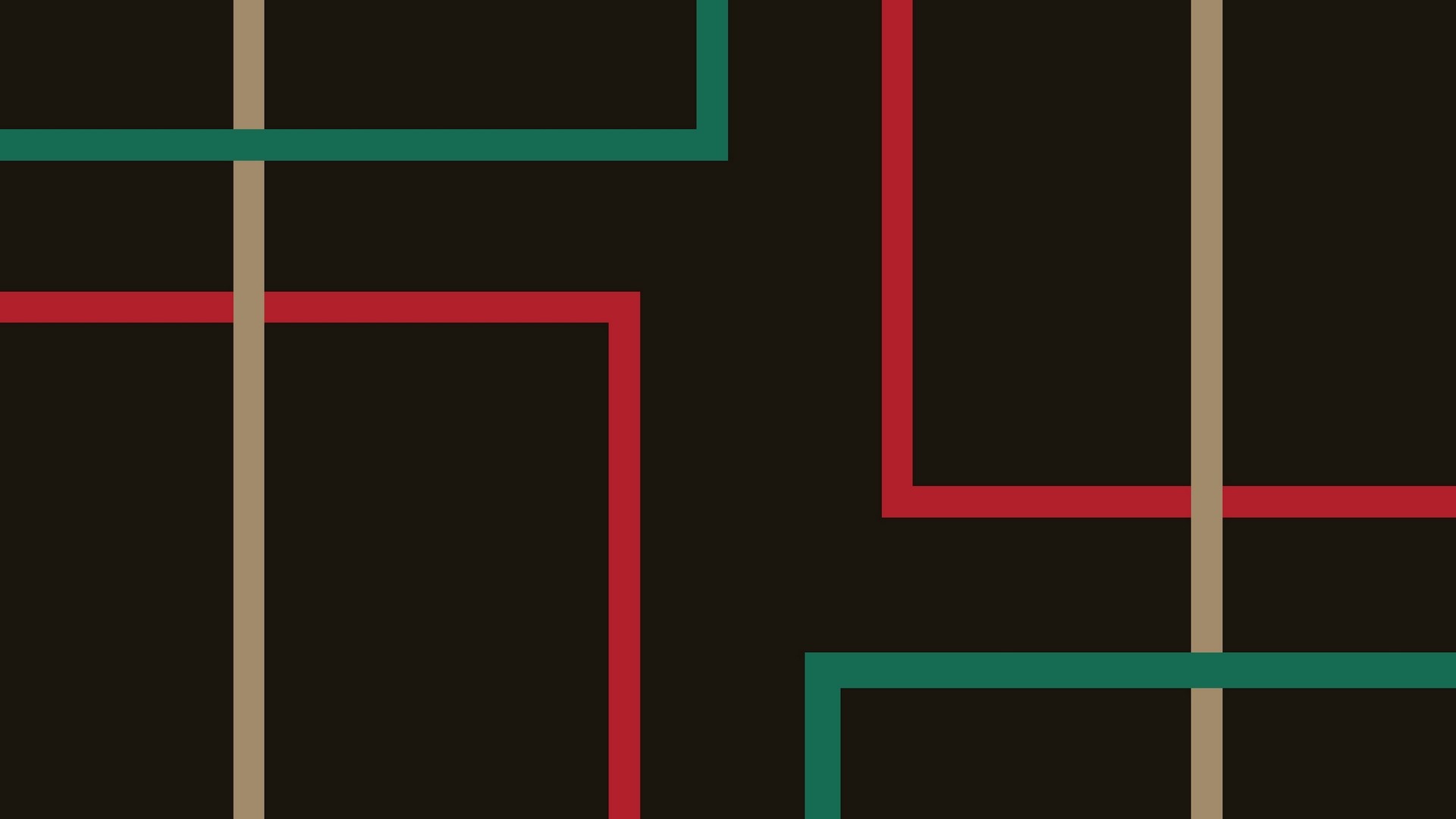 Abstract geometric lines on a dark background HD Wallpaper