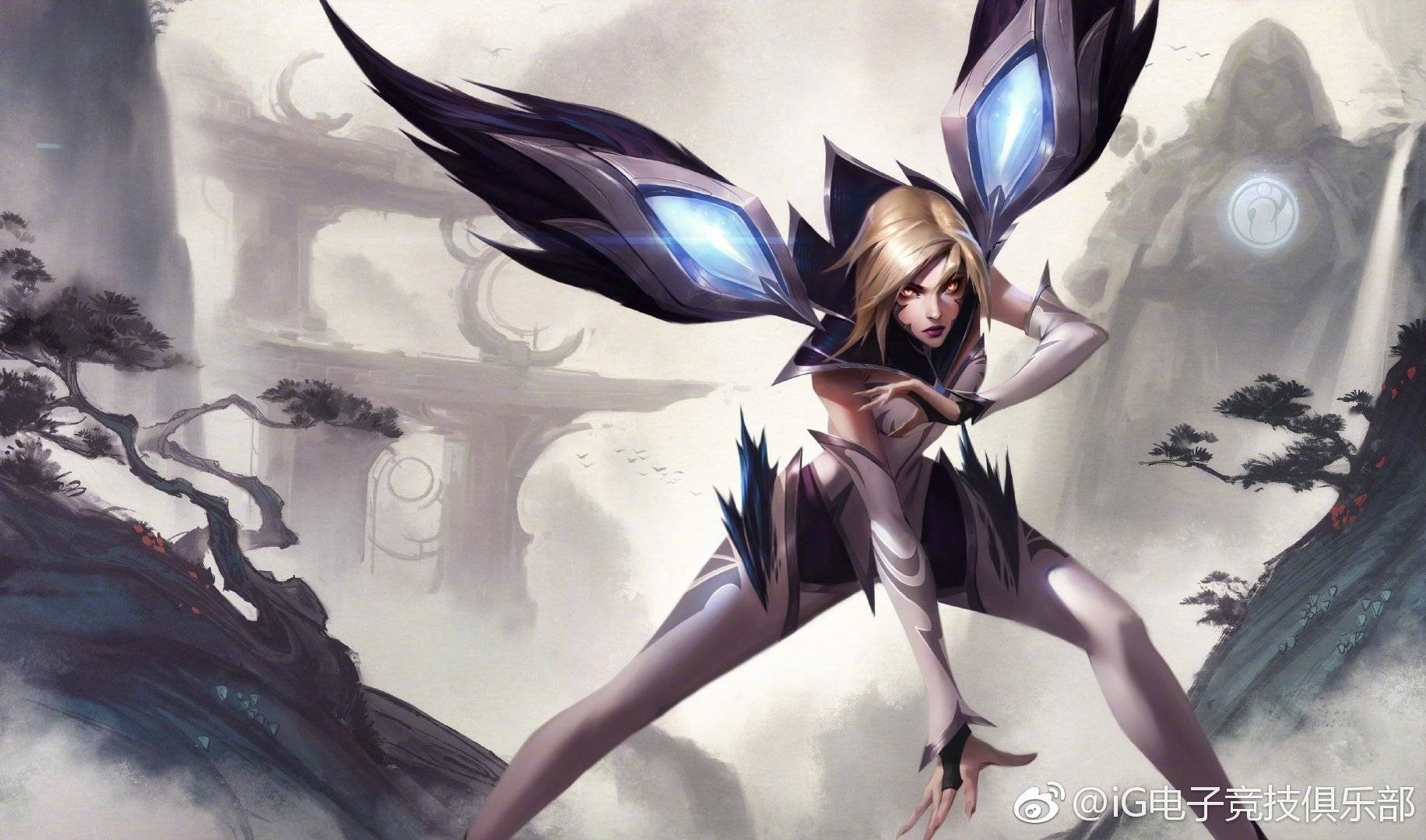 K/DA All Out Kai'Sa from League of Legends HD Wallpaper