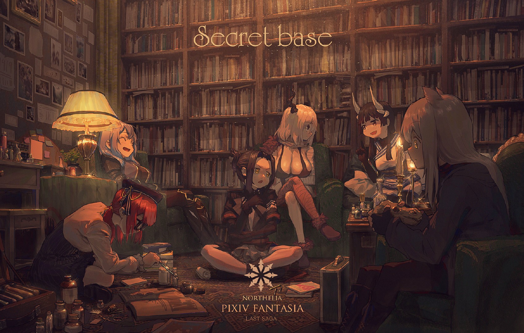 Secret Base: Northelia Pixiv Fantasia Last Saga HD Wallpaper