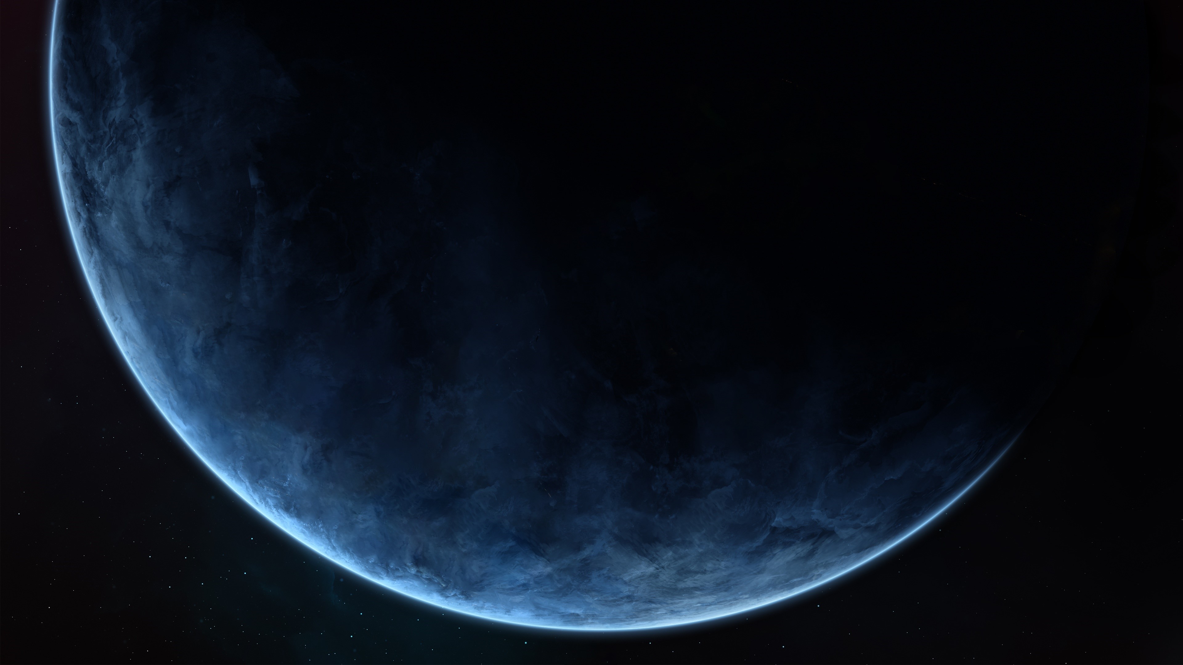 4K Space Art Planet HD Wallpaper