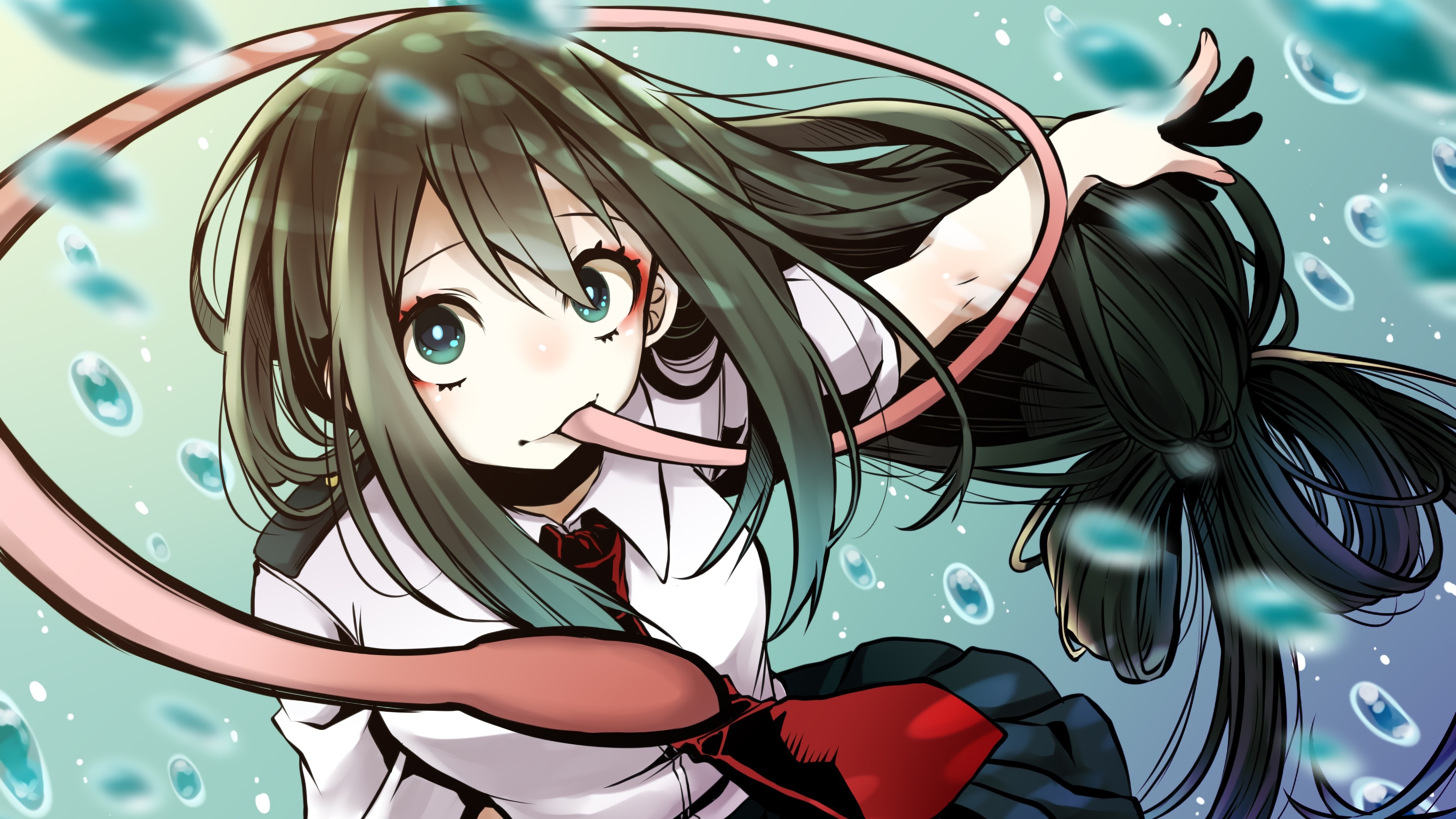 Tsuyu Asui from Boku no Hero Academia HD Wallpaper