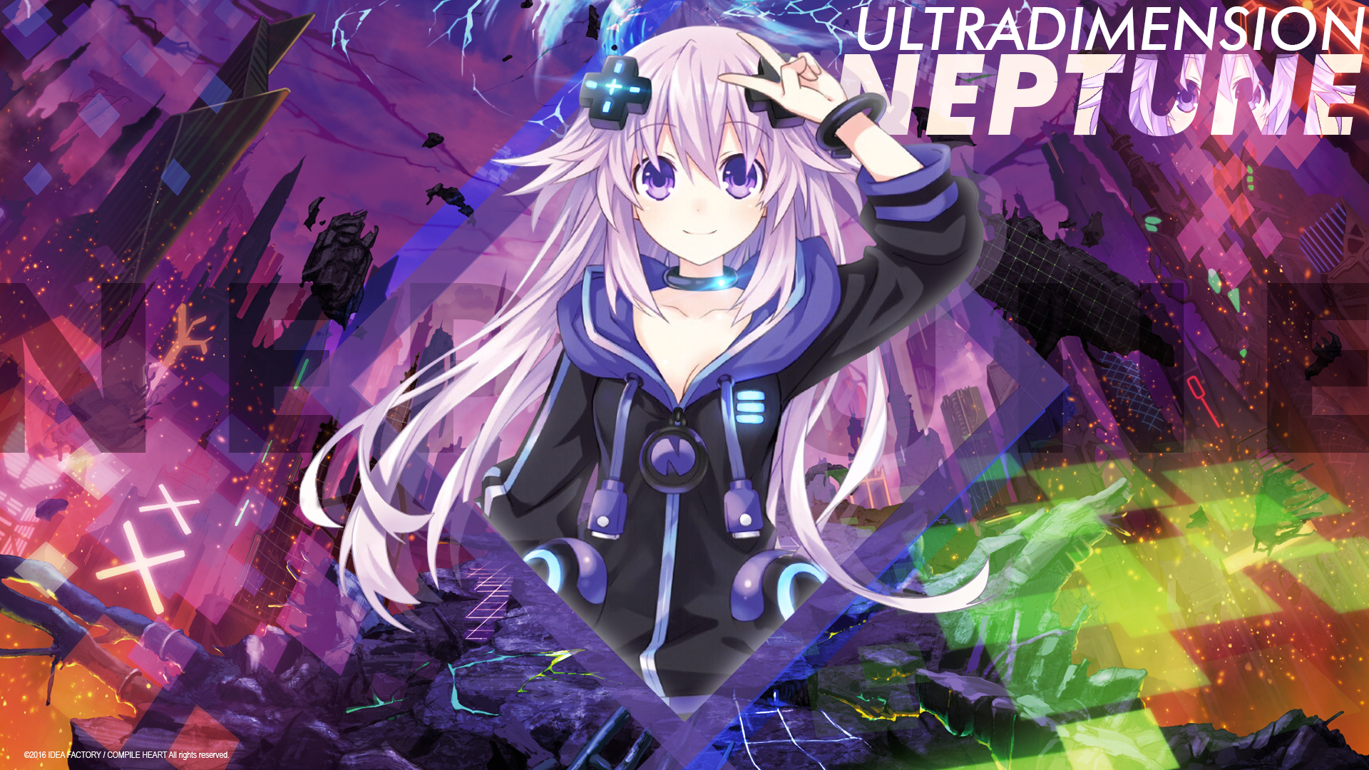 Neptune from Megadimension Neptunia VII HD Wallpaper