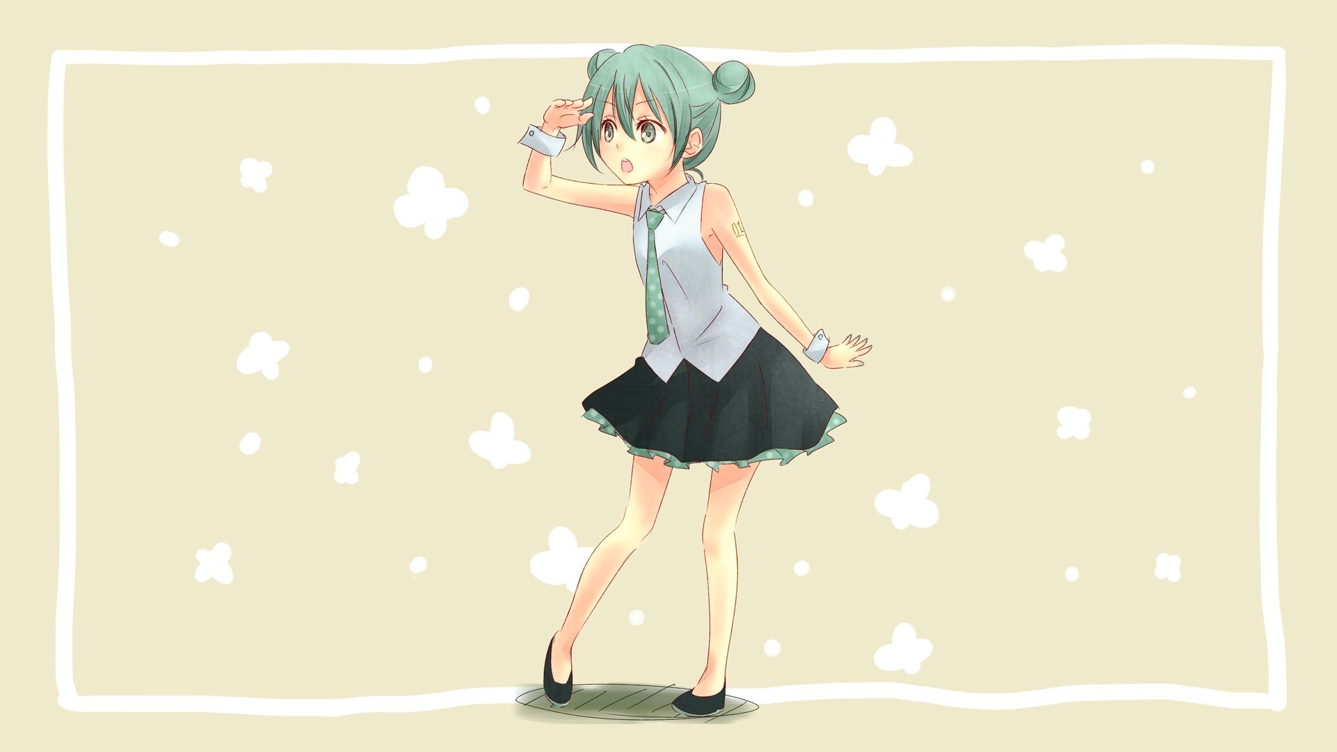 Hatsune Miku from Vocaloid HD Wallpaper