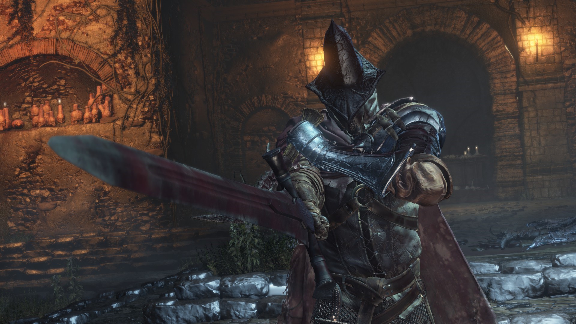 Dark Souls 3 Knight with Greatsword HD Wallpaper