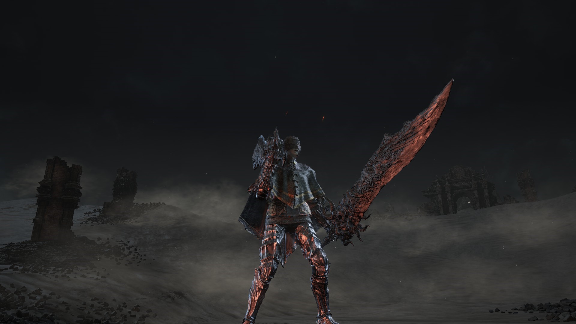 Dark Souls 3 screenshot of a character with a sword HD Wallpaper