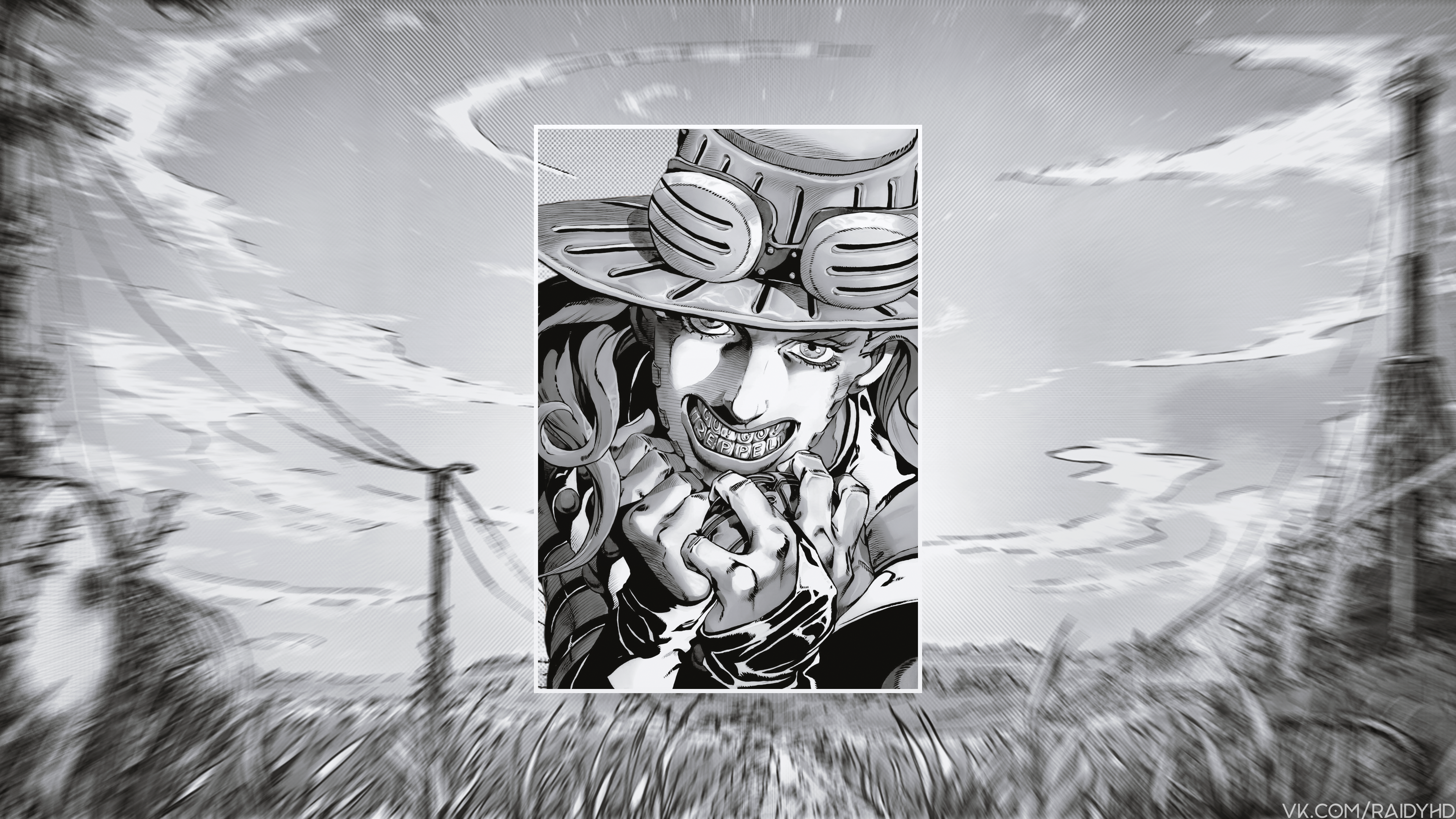 Gyoro Gyoro from JoJo's Bizarre Adventure HD Wallpaper