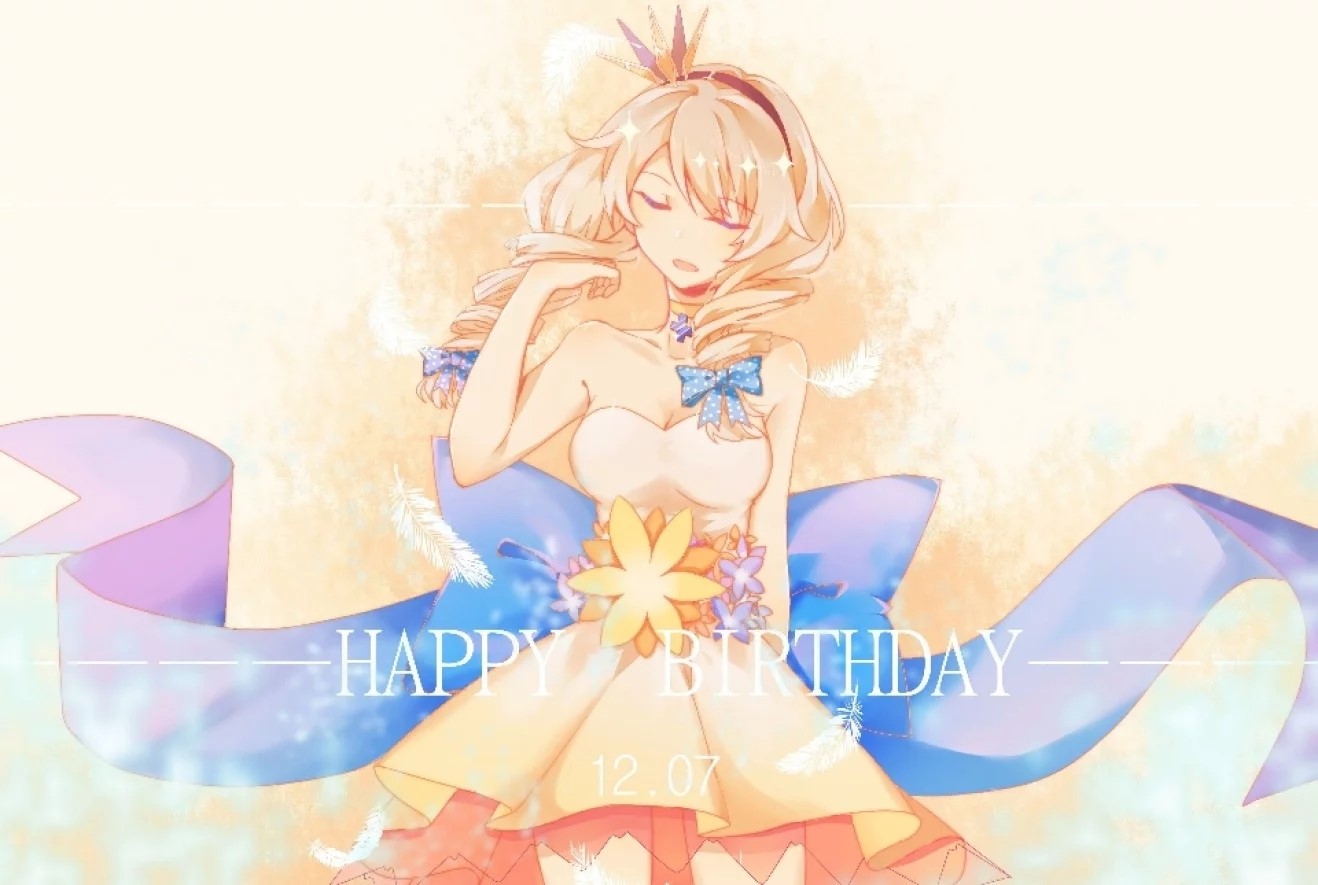 Anime girl with blonde hair from Honkai Impact 3rd HD Wallpaper