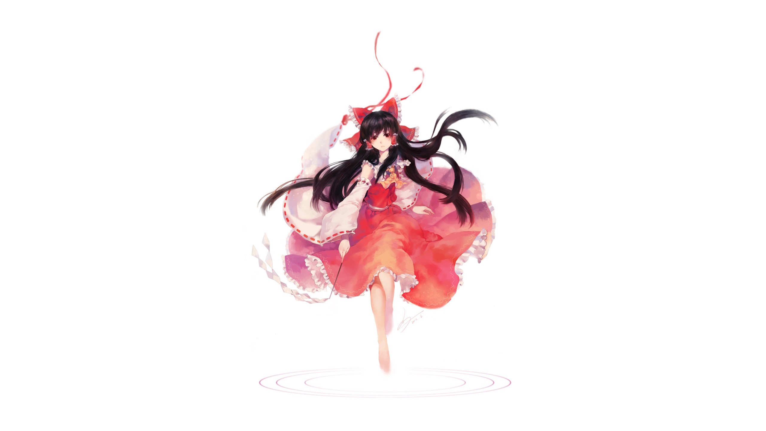 Hakurei Reimu from Touhou Project HD Wallpaper