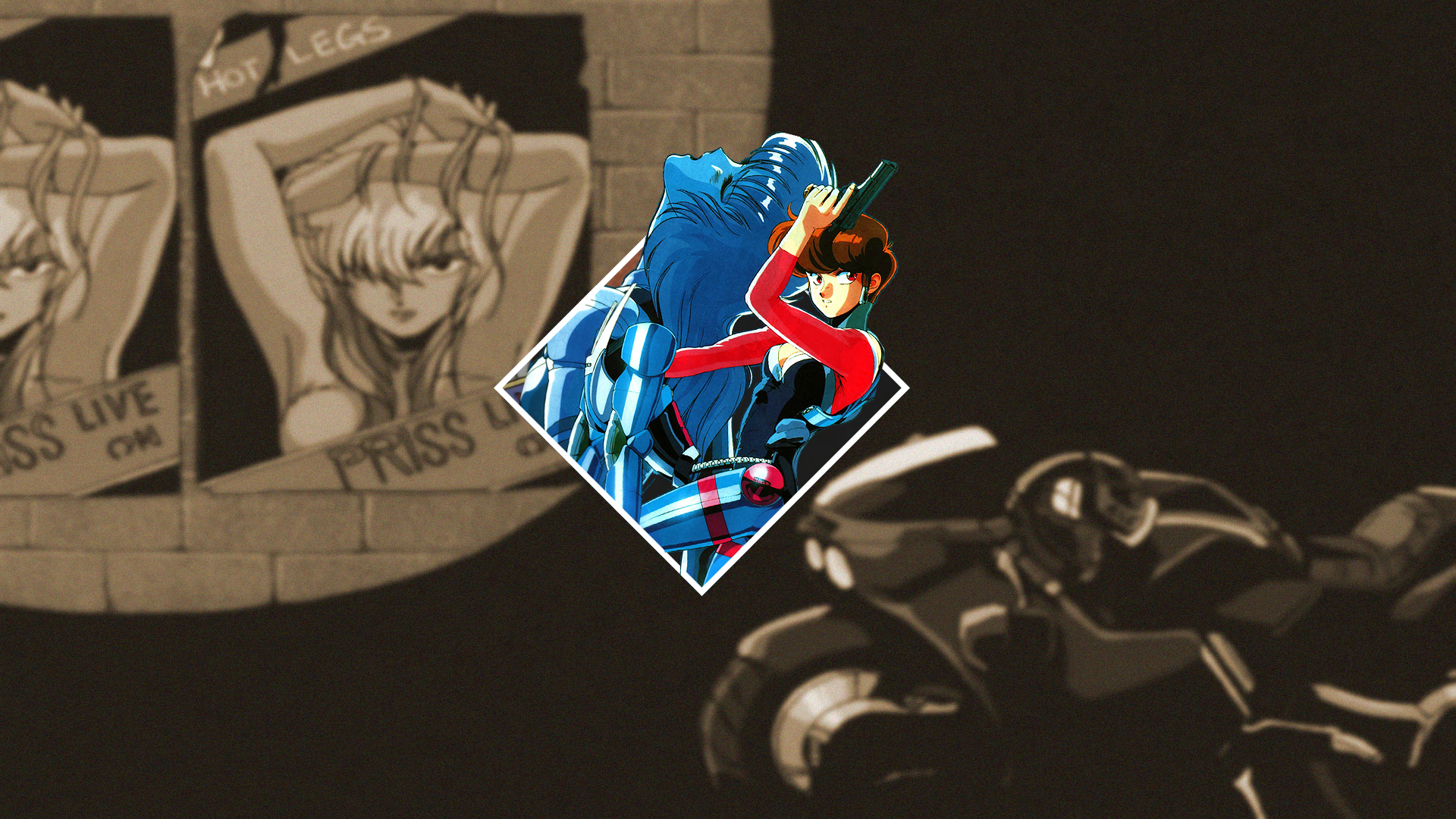 Priss and the Knight Sabers from Bubblegum Crisis HD Wallpaper