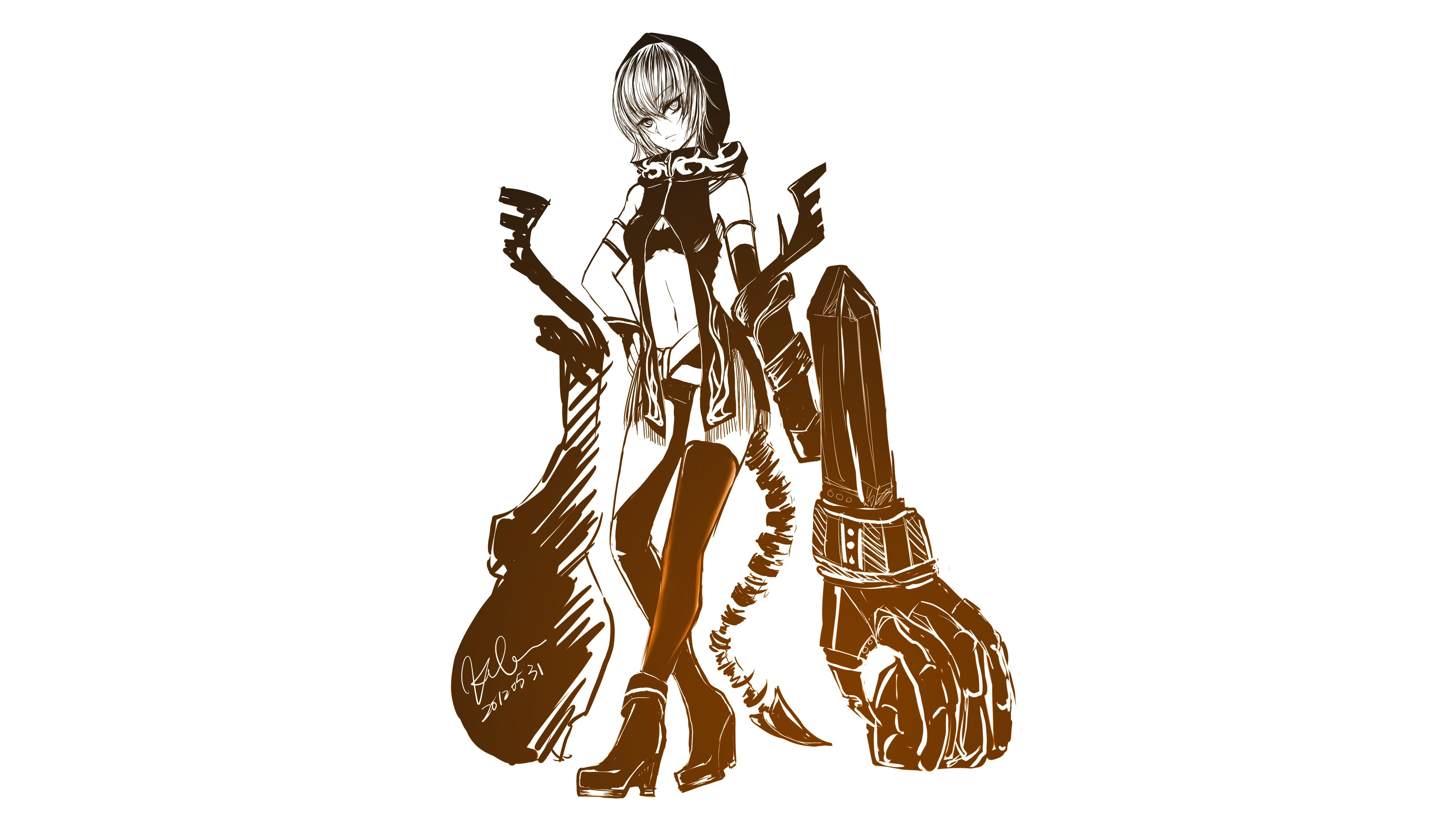Strength from Black Rock Shooter HD Wallpaper