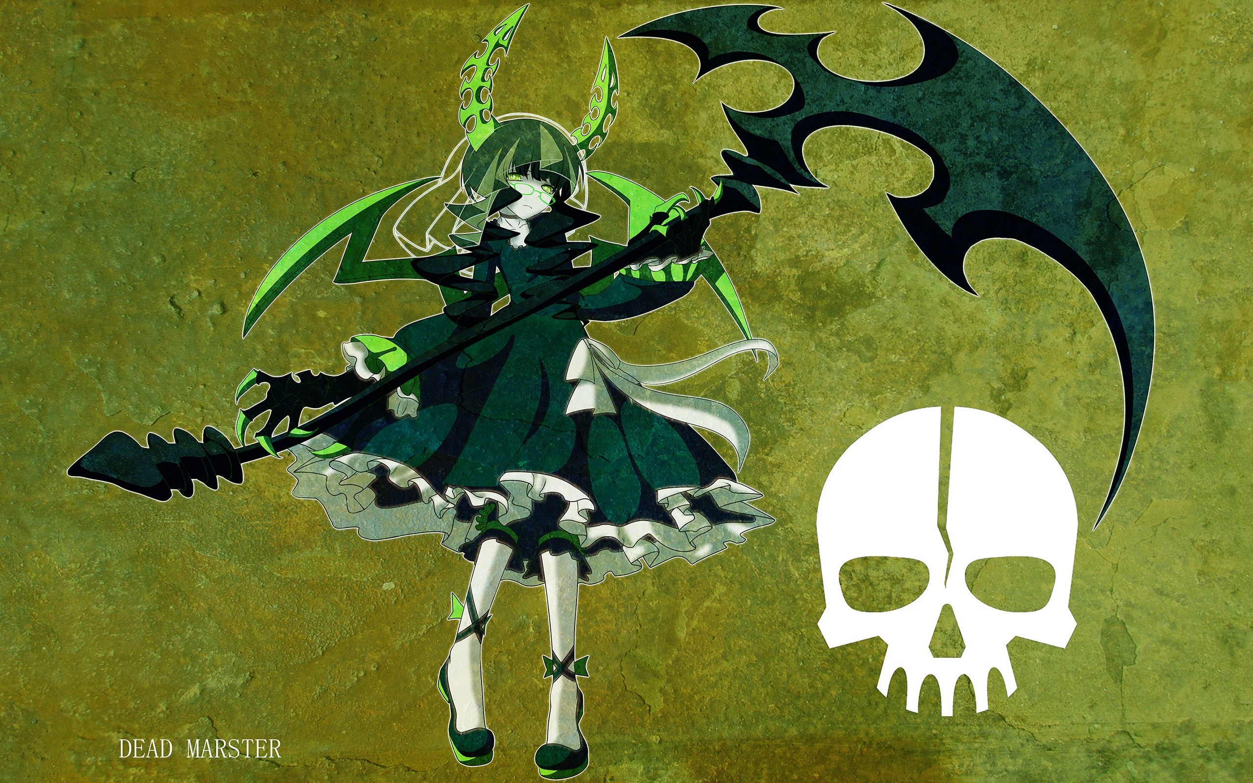 Dead Master from Black Rock Shooter with scythe HD Wallpaper