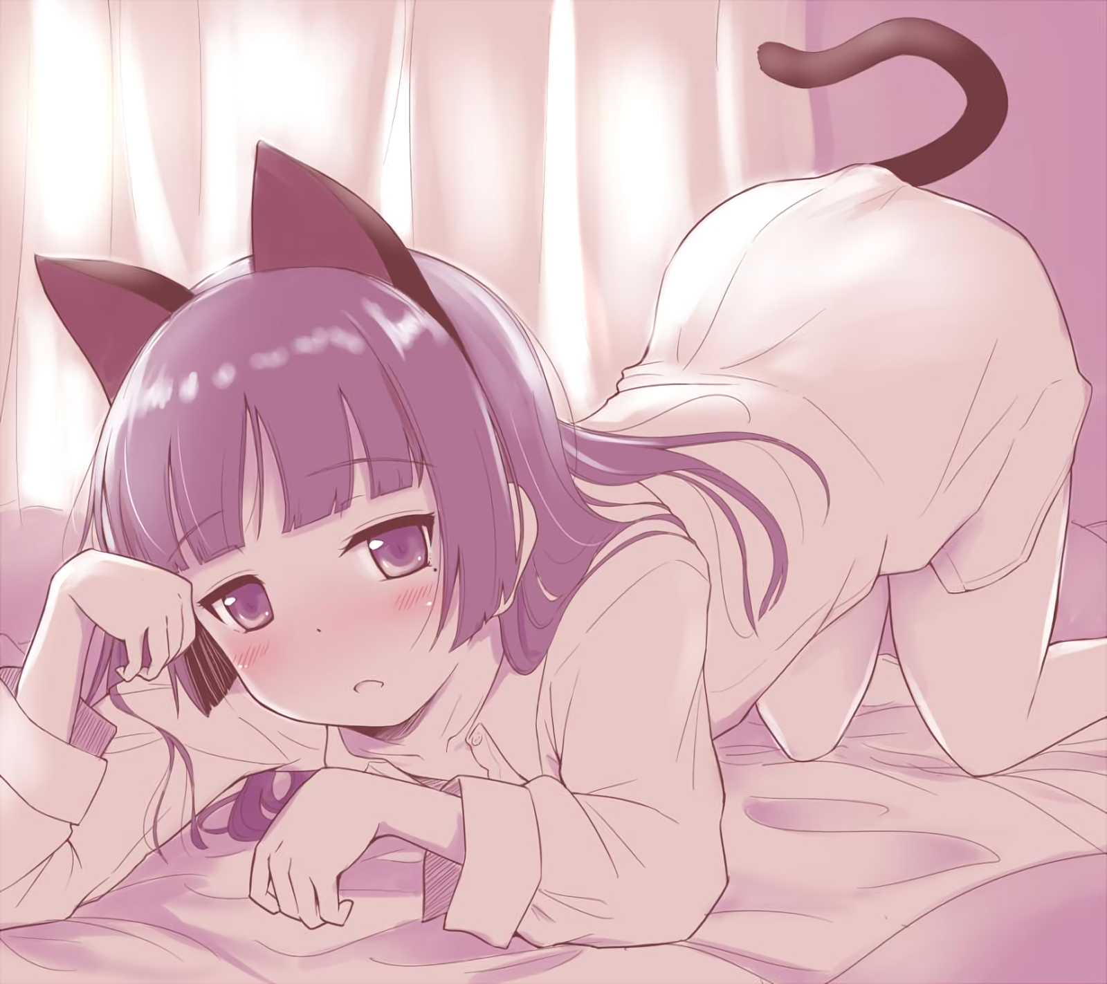 Gokou Ruri from Ore no Imouto ga Konnani Kawaii Wake ga Nai as a cat girl HD Wallpaper