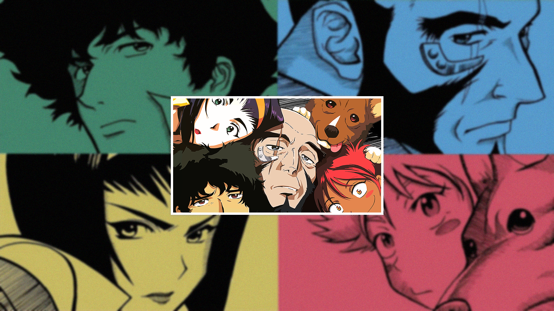 Cowboy Bebop characters collage HD Wallpaper