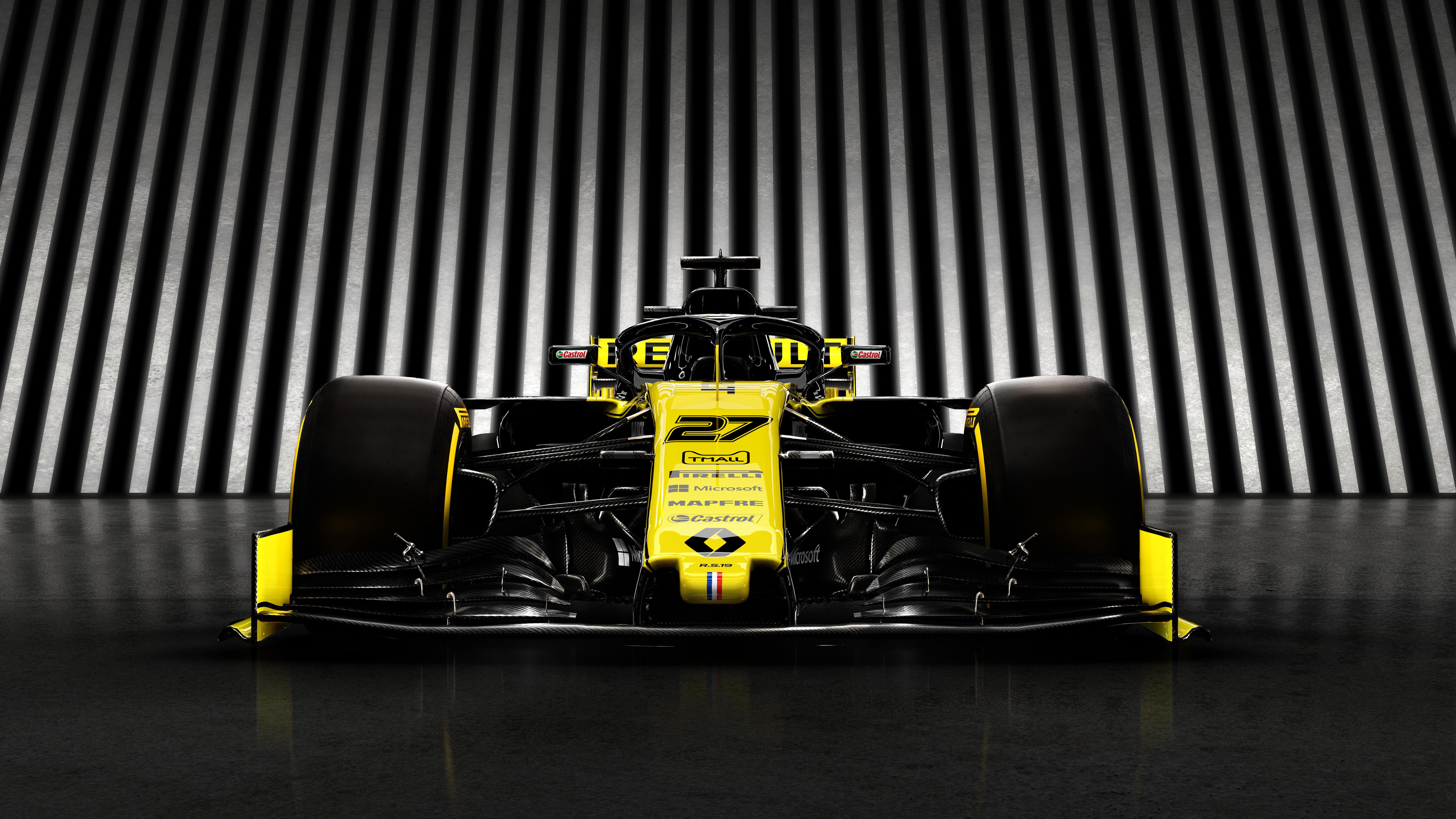 Renault R.S.19 Formula 1 car, number 27 HD Wallpaper