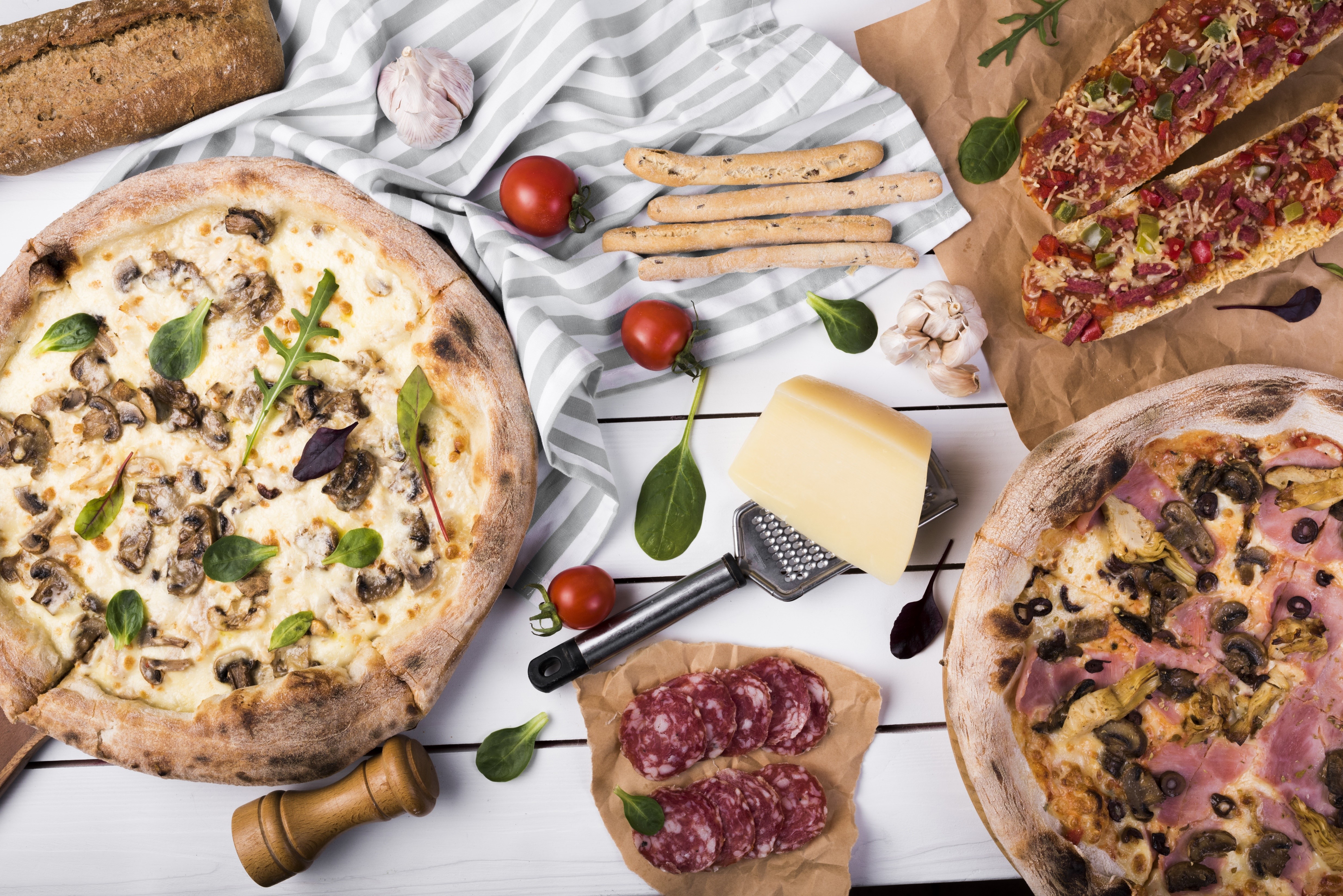Pizza, Sausage, Cheese, and Bread HD Wallpaper
