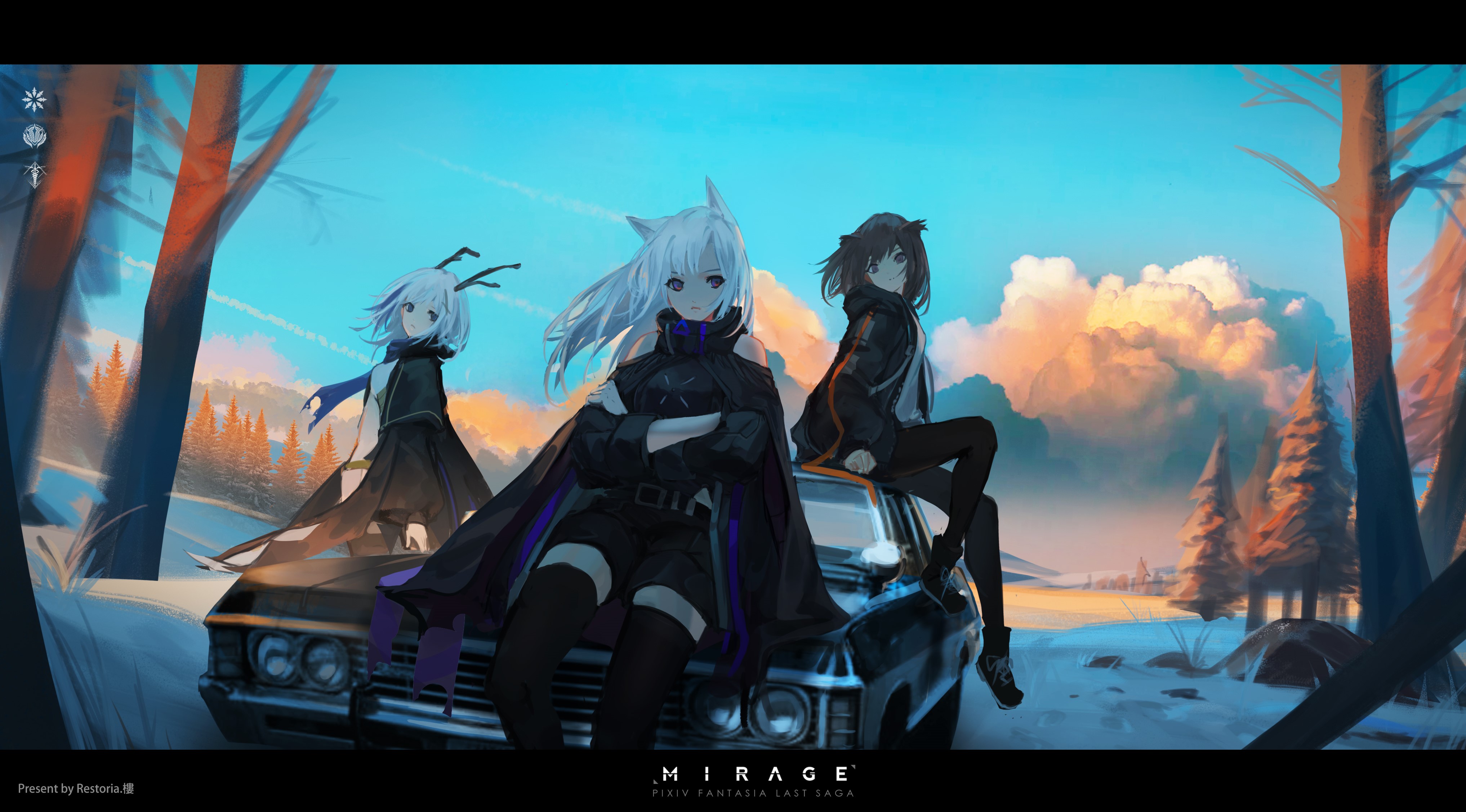 4K Mirage: Pixiv Fantasia Last Saga HD Wallpaper