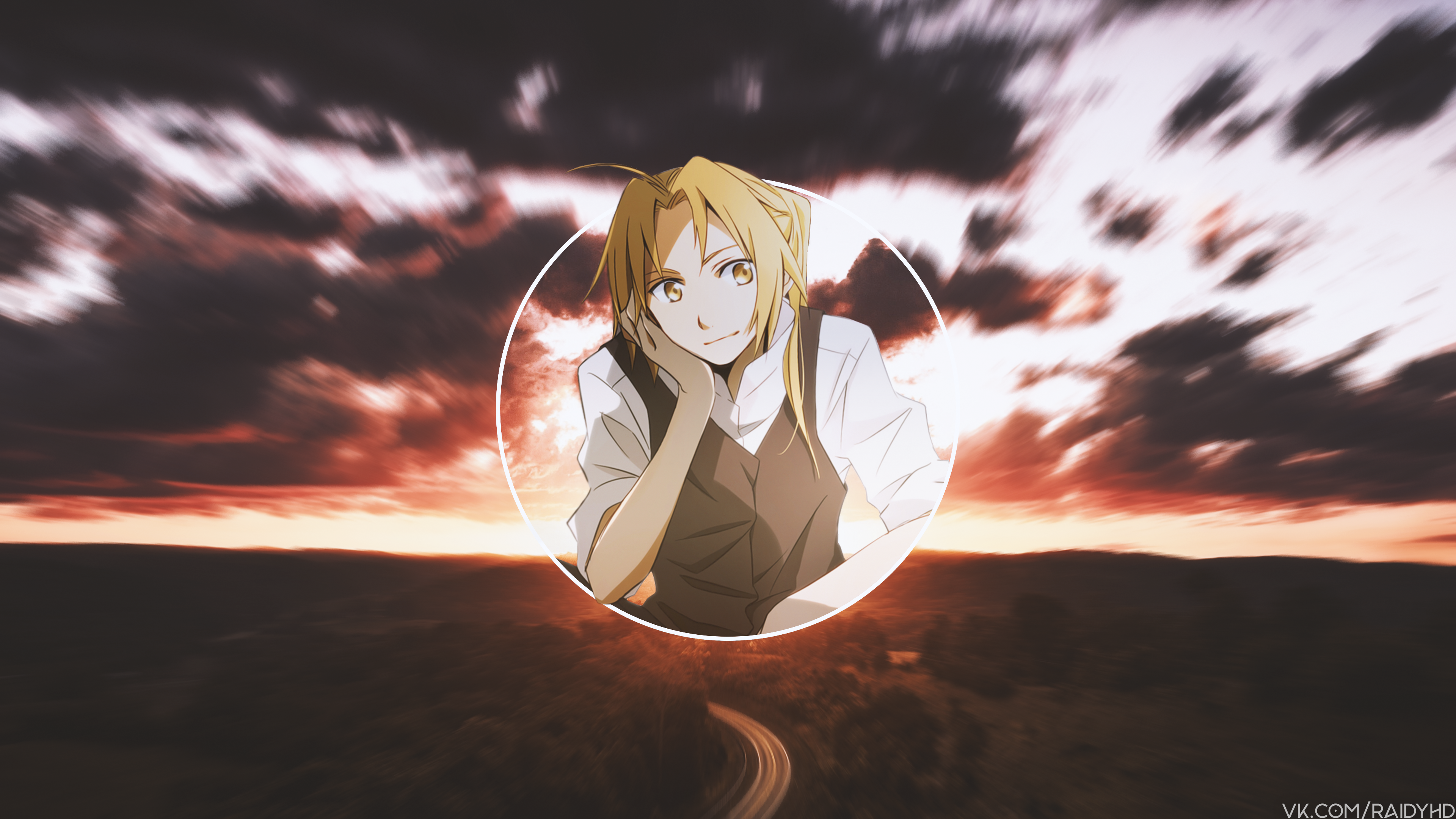 Edward Elric from Fullmetal Alchemist: Brotherhood 4K HD Wallpaper