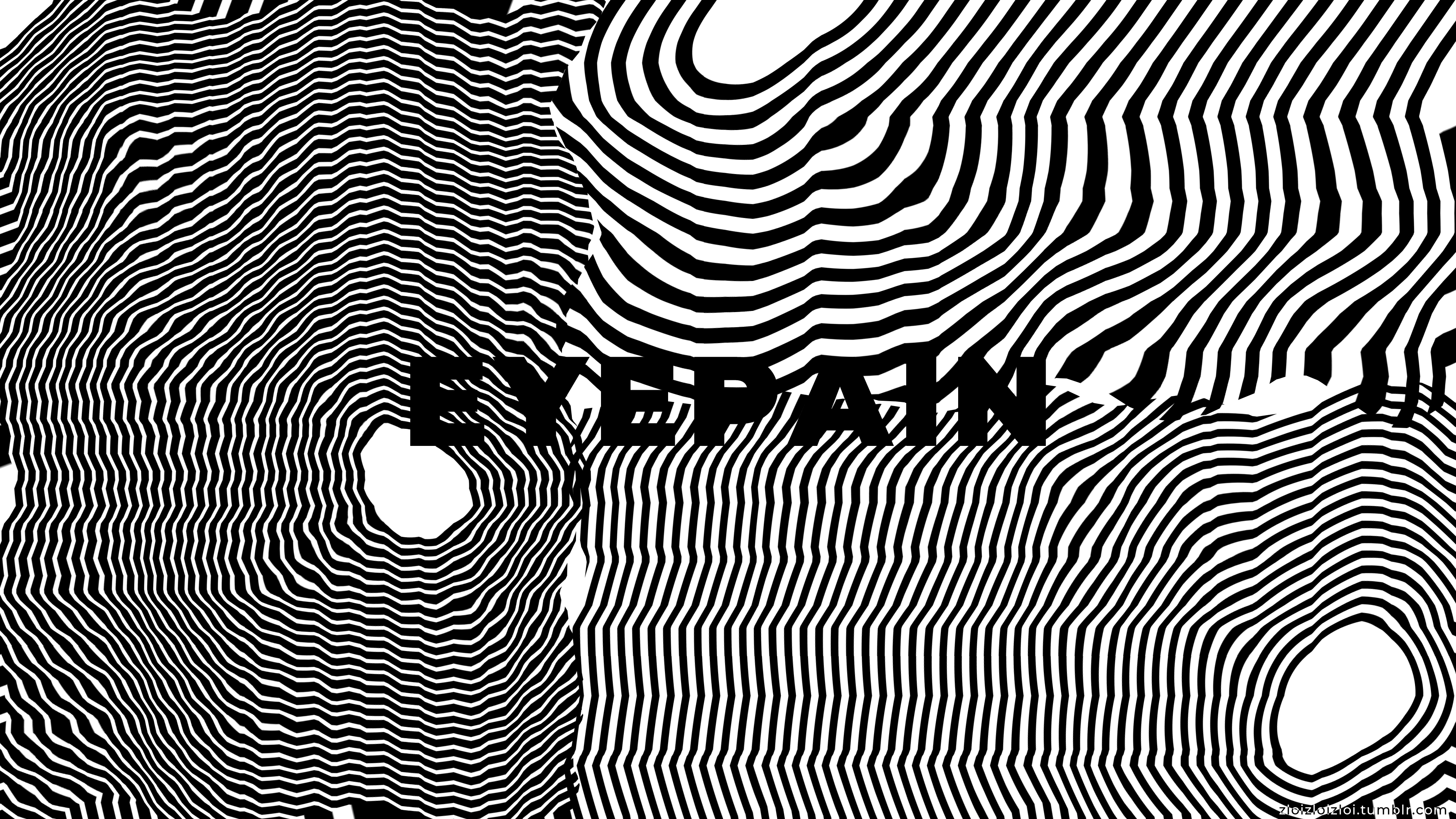 Glitch art abstract EYEPΑΙΝ HD Wallpaper