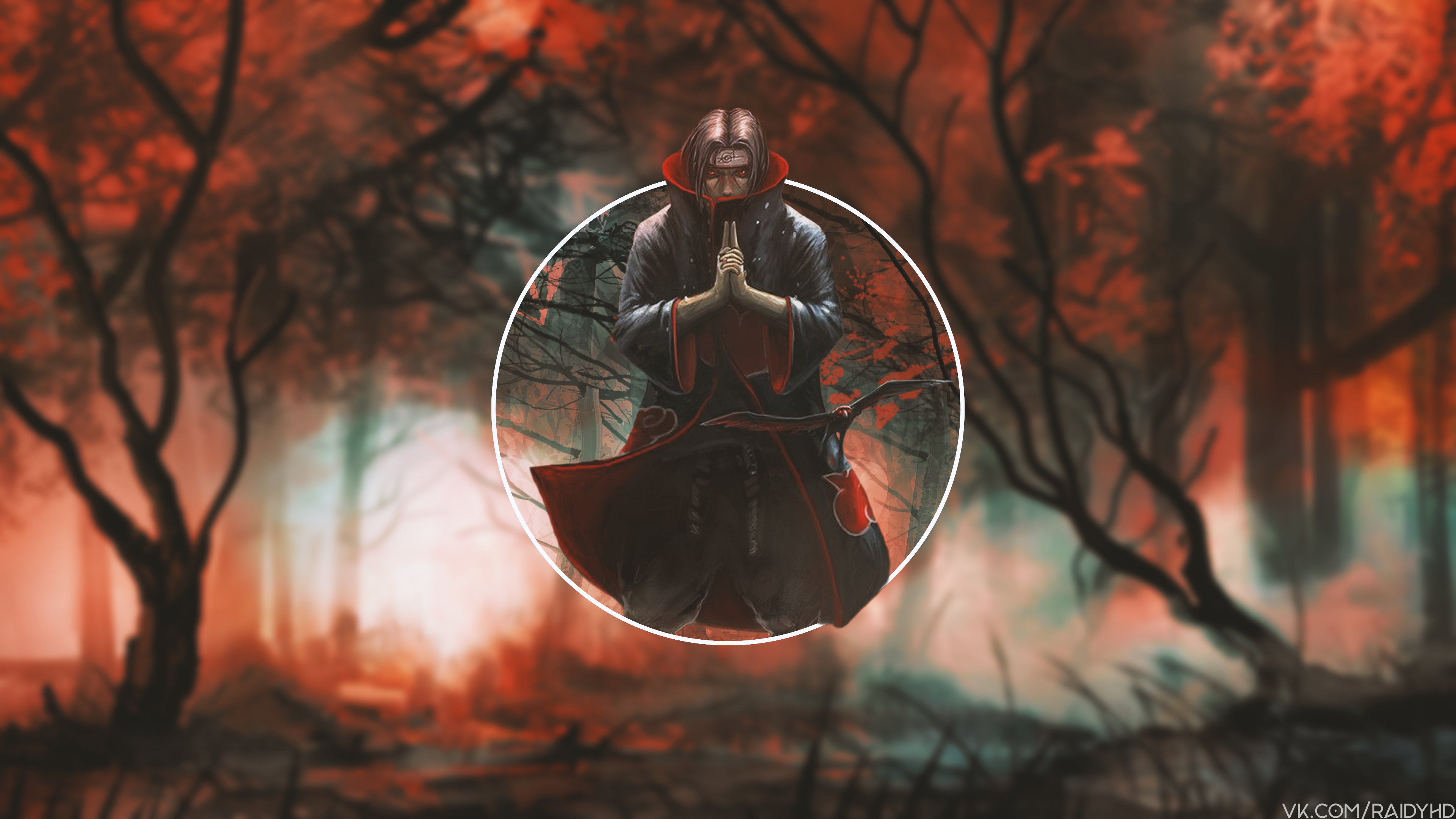 4K Uchiha Itachi from Naruto anime HD Wallpaper