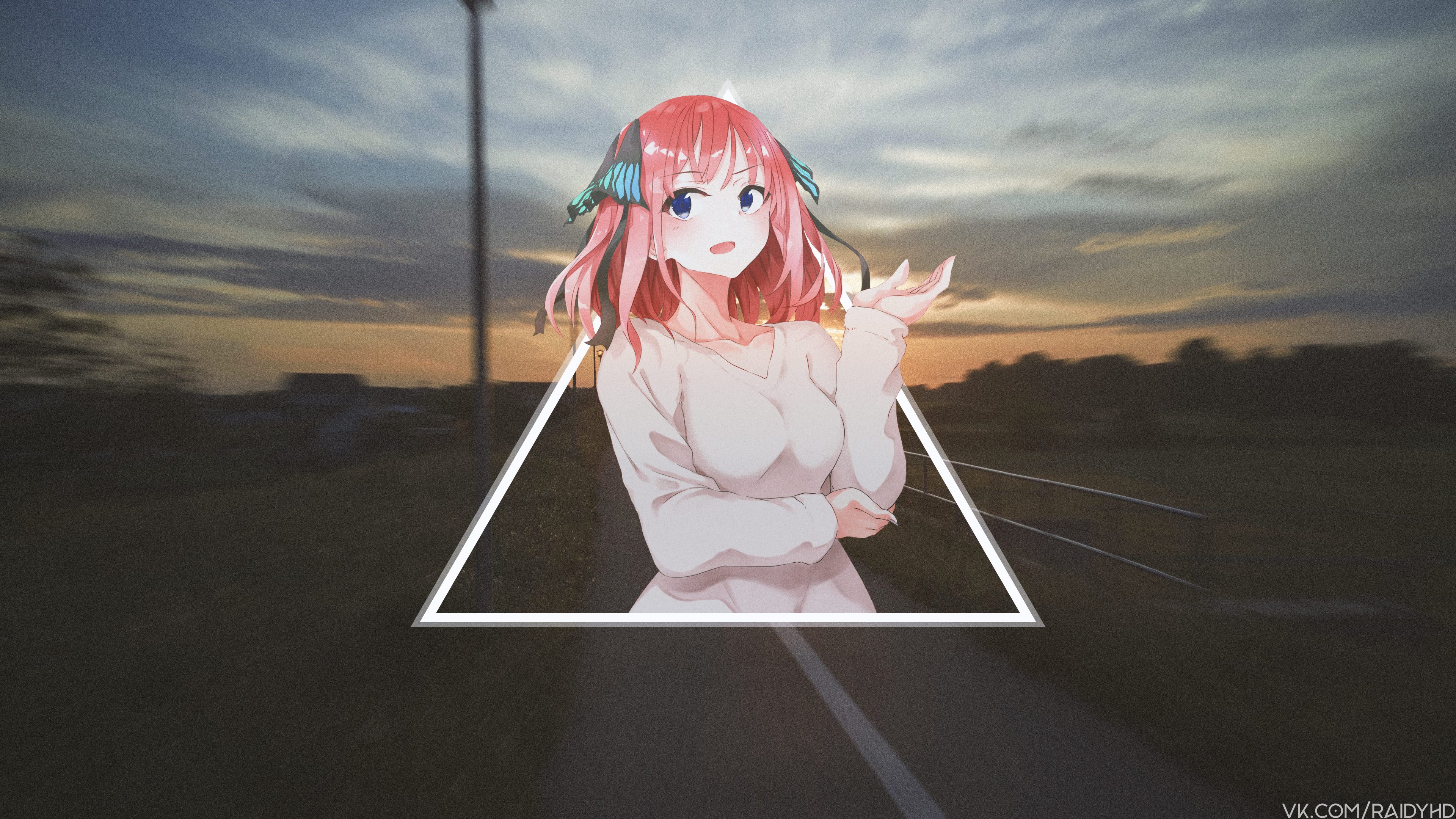 4K Nakano Nino from 5-toubun no Hanayome HD Wallpaper