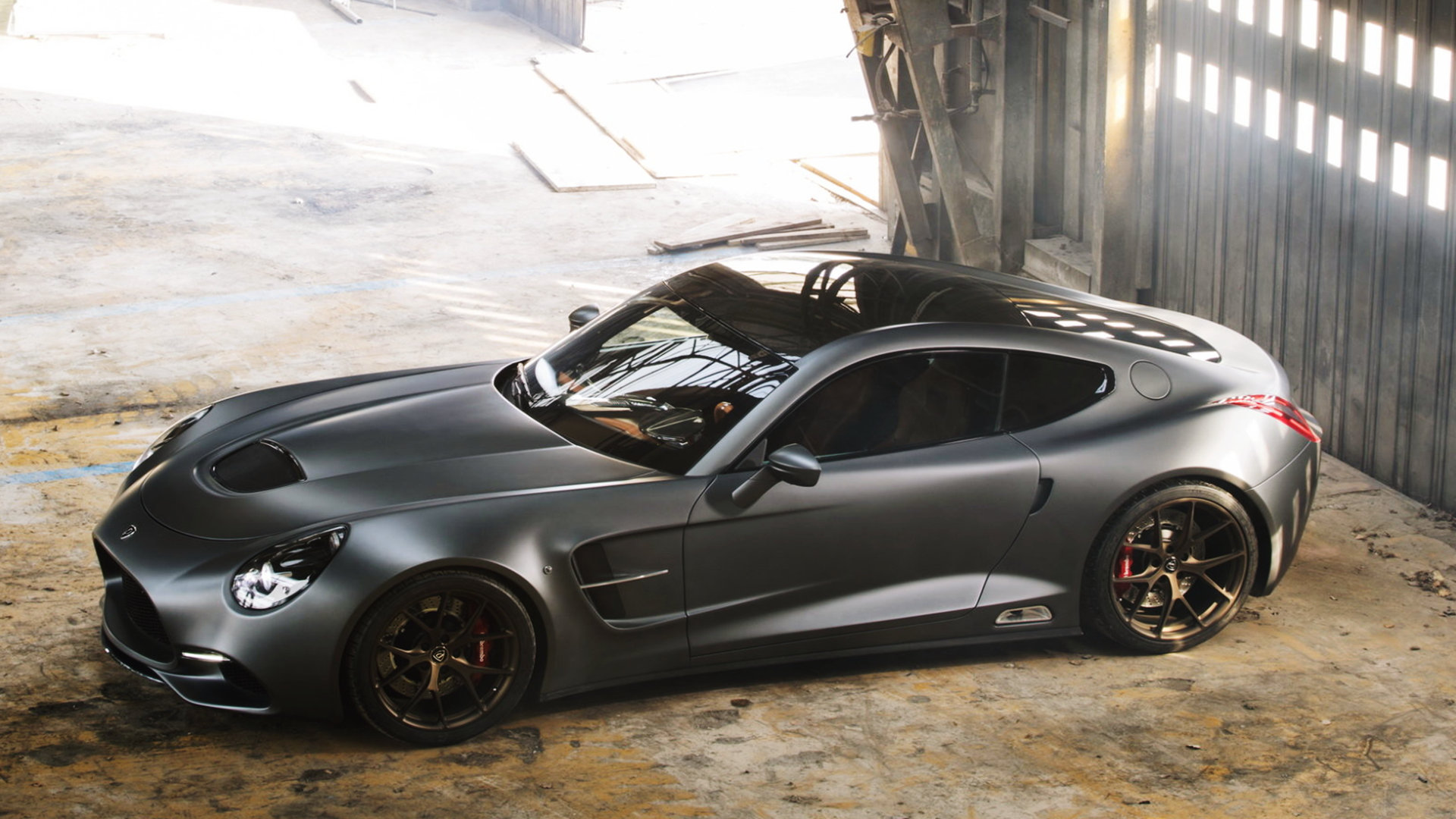 Puritalia Berlinetta sports car in a garage HD Wallpaper