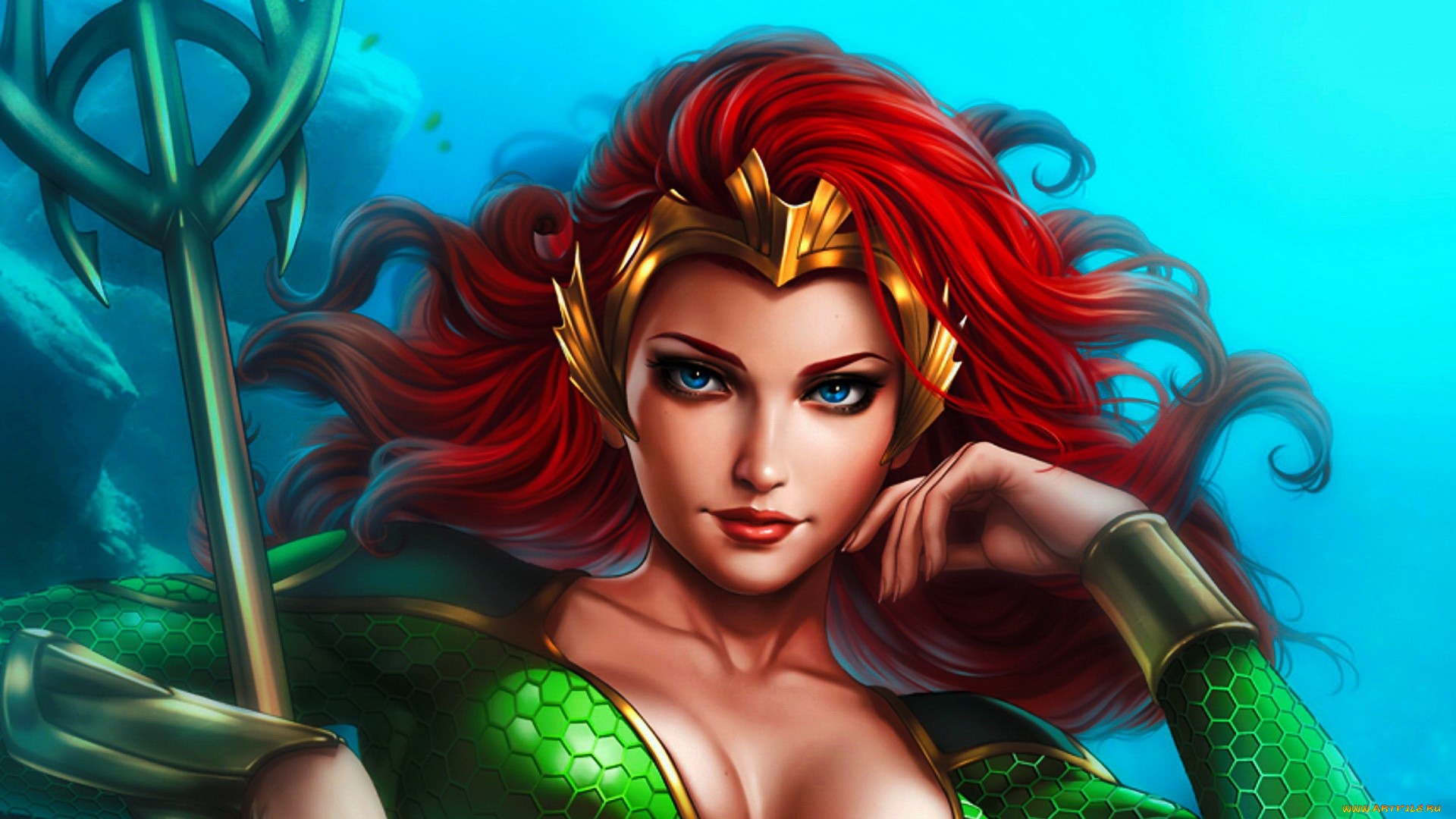 Mera from Aquaman artwork HD Wallpaper