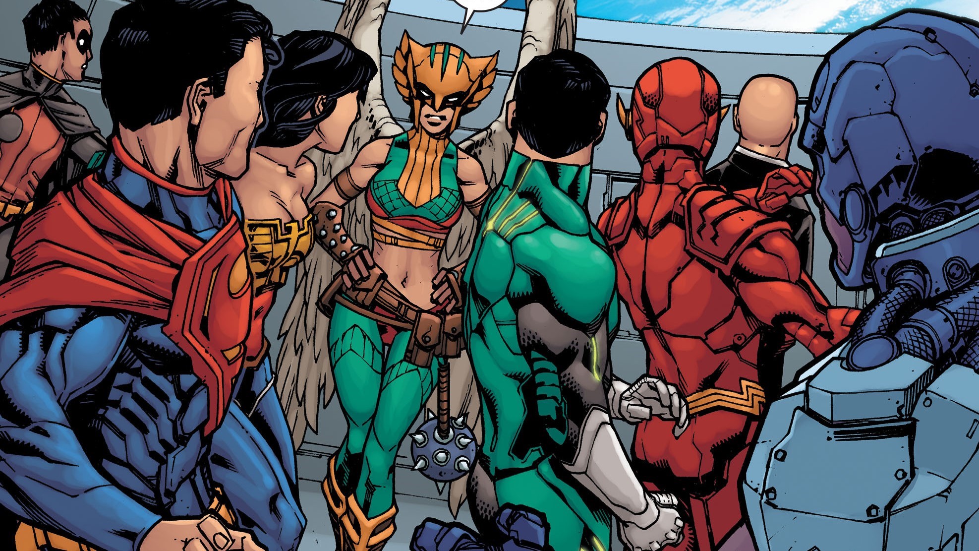 Justice League from Injustice Gods Among Us HD Wallpaper