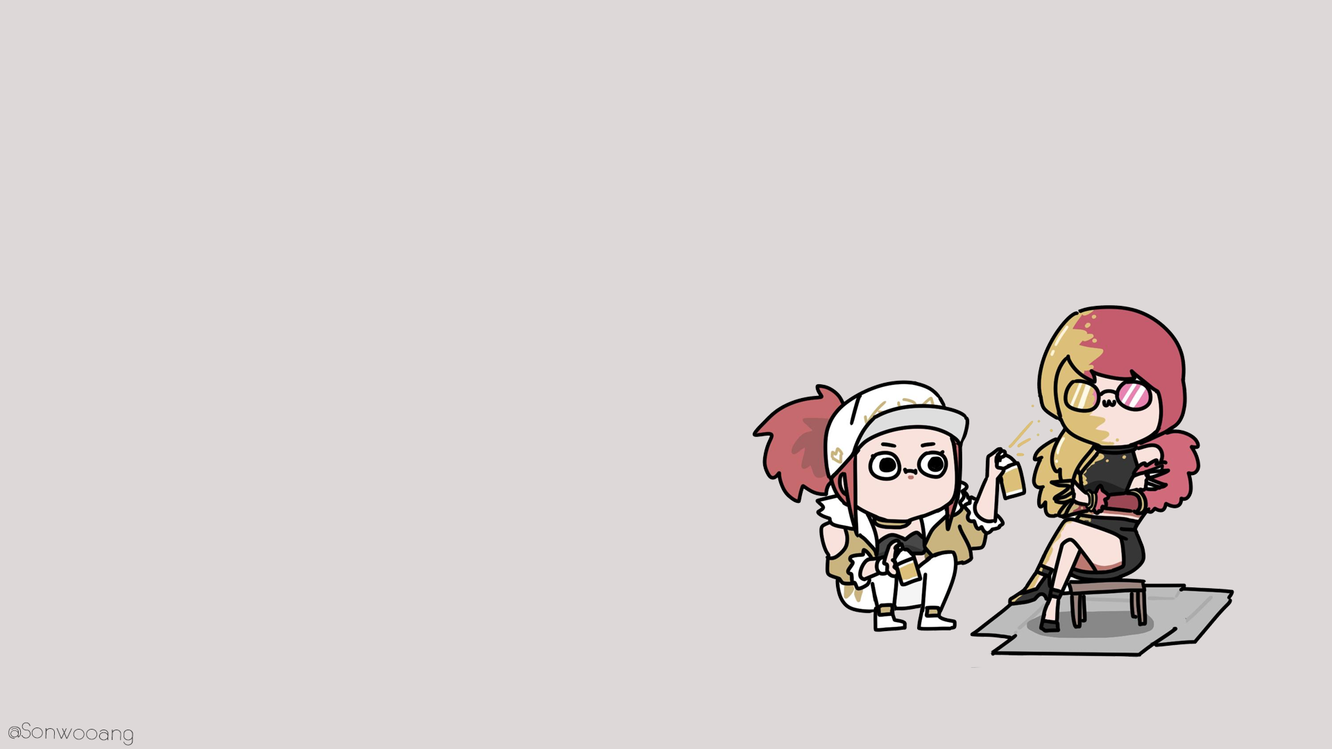 Akali and Evelynn from League of Legends HD Wallpaper
