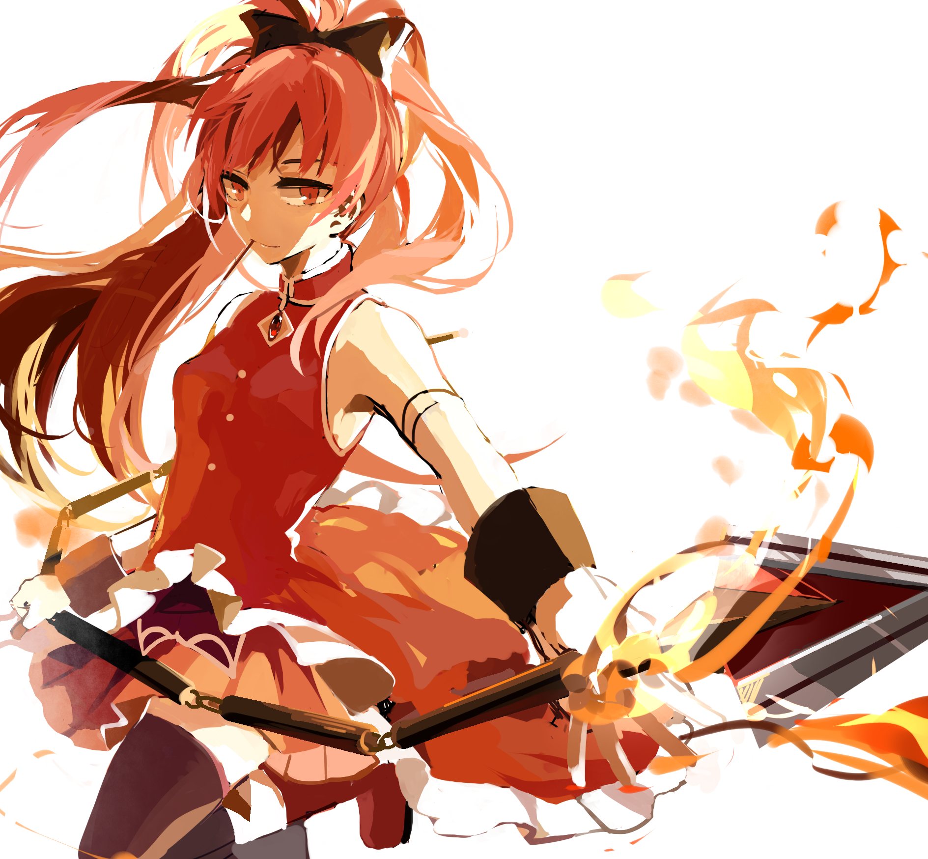 Kyoko Sakura from Mahou Shoujo Madoka Magica HD Wallpaper