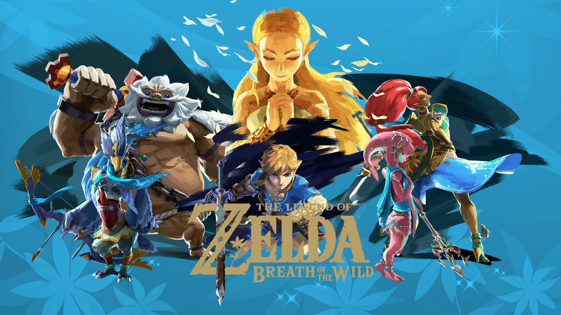 The Legend of Zelda: Breath of the Wild characters HD Wallpaper