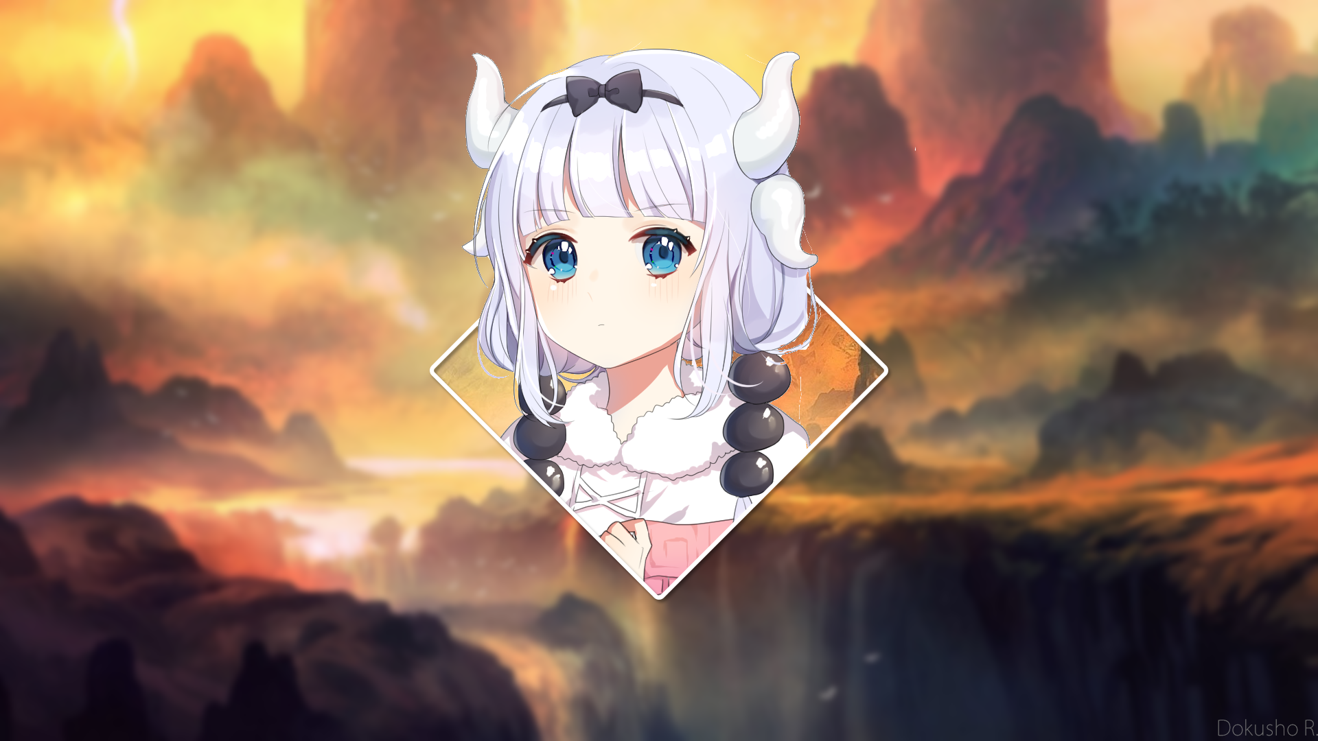 Kanna Kamui from Kobayashi-san Chi no Maid Dragon HD Wallpaper