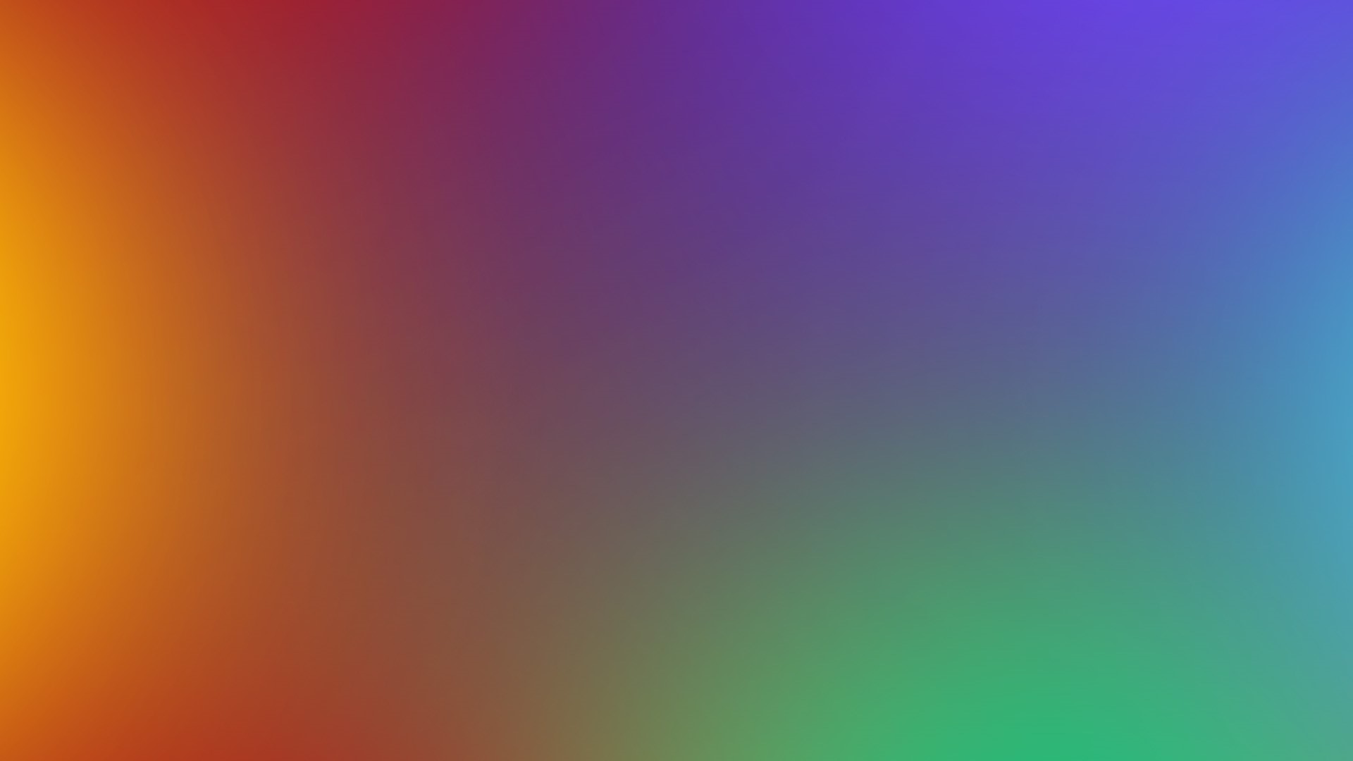 Abstract gradient of orange, purple, and green colors HD Wallpaper