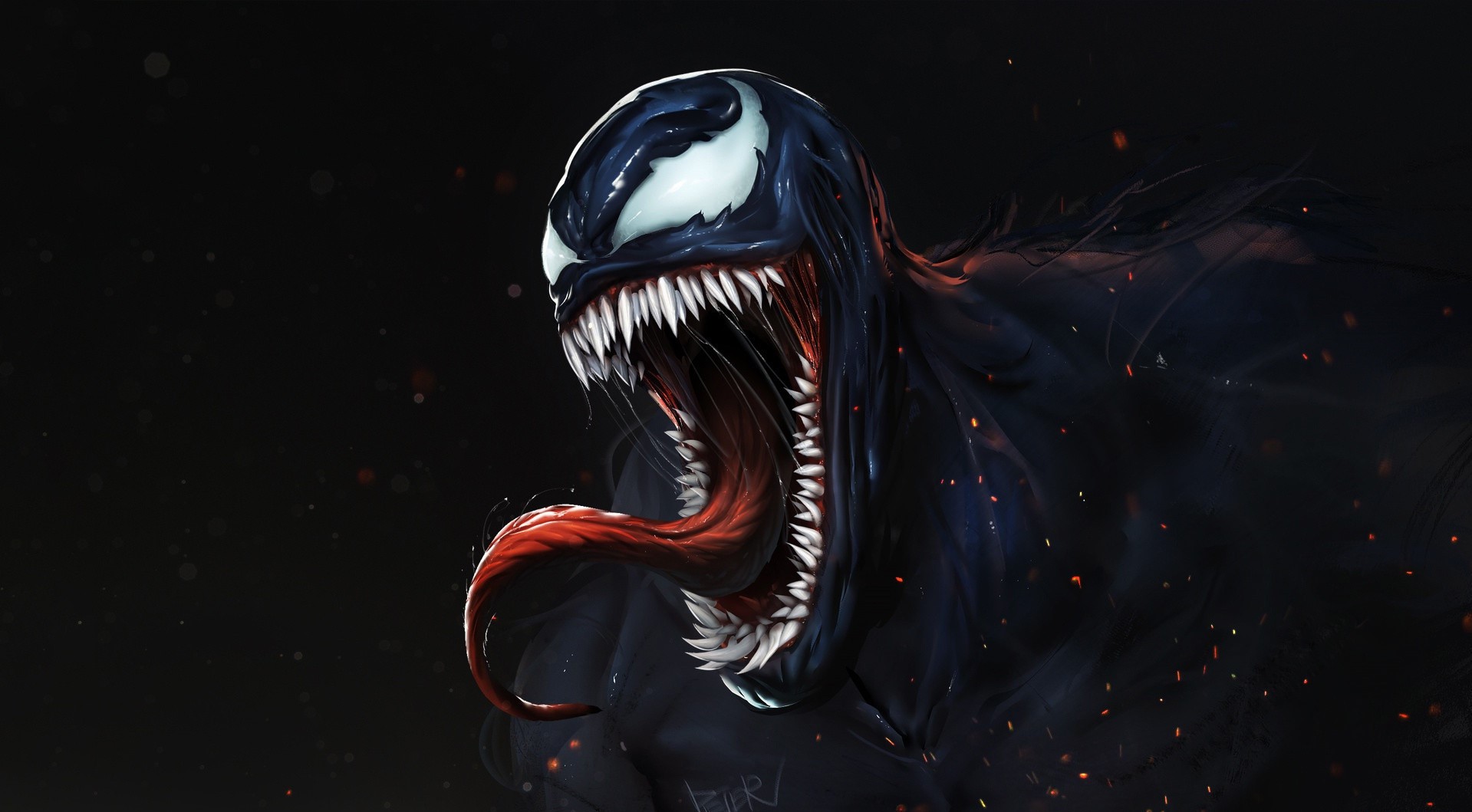 Venom from Marvel Comics HD Wallpaper