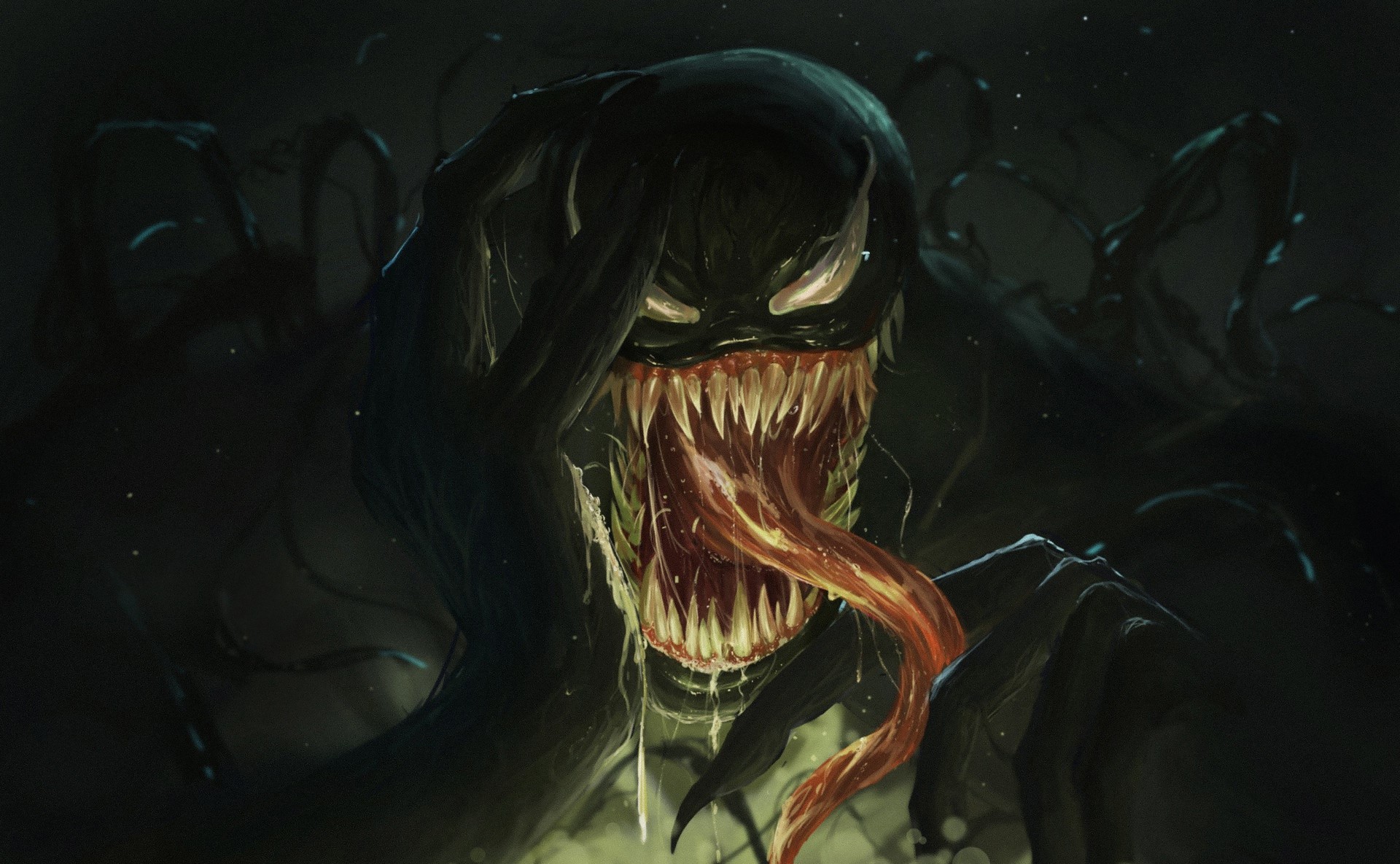Venom artwork HD Wallpaper