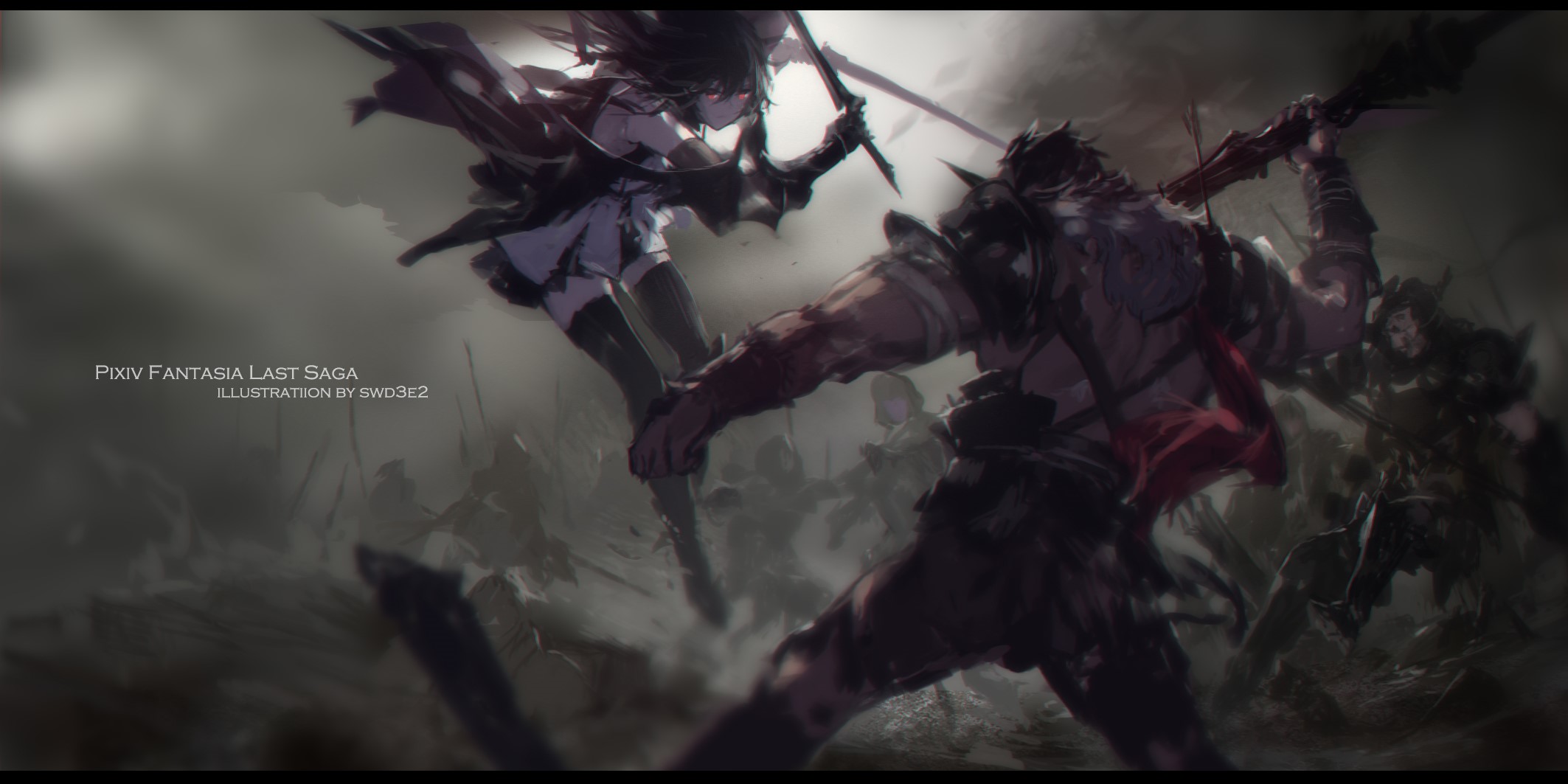 Pixiv Fantasia Last Saga Illustration by swd3e2 HD Wallpaper