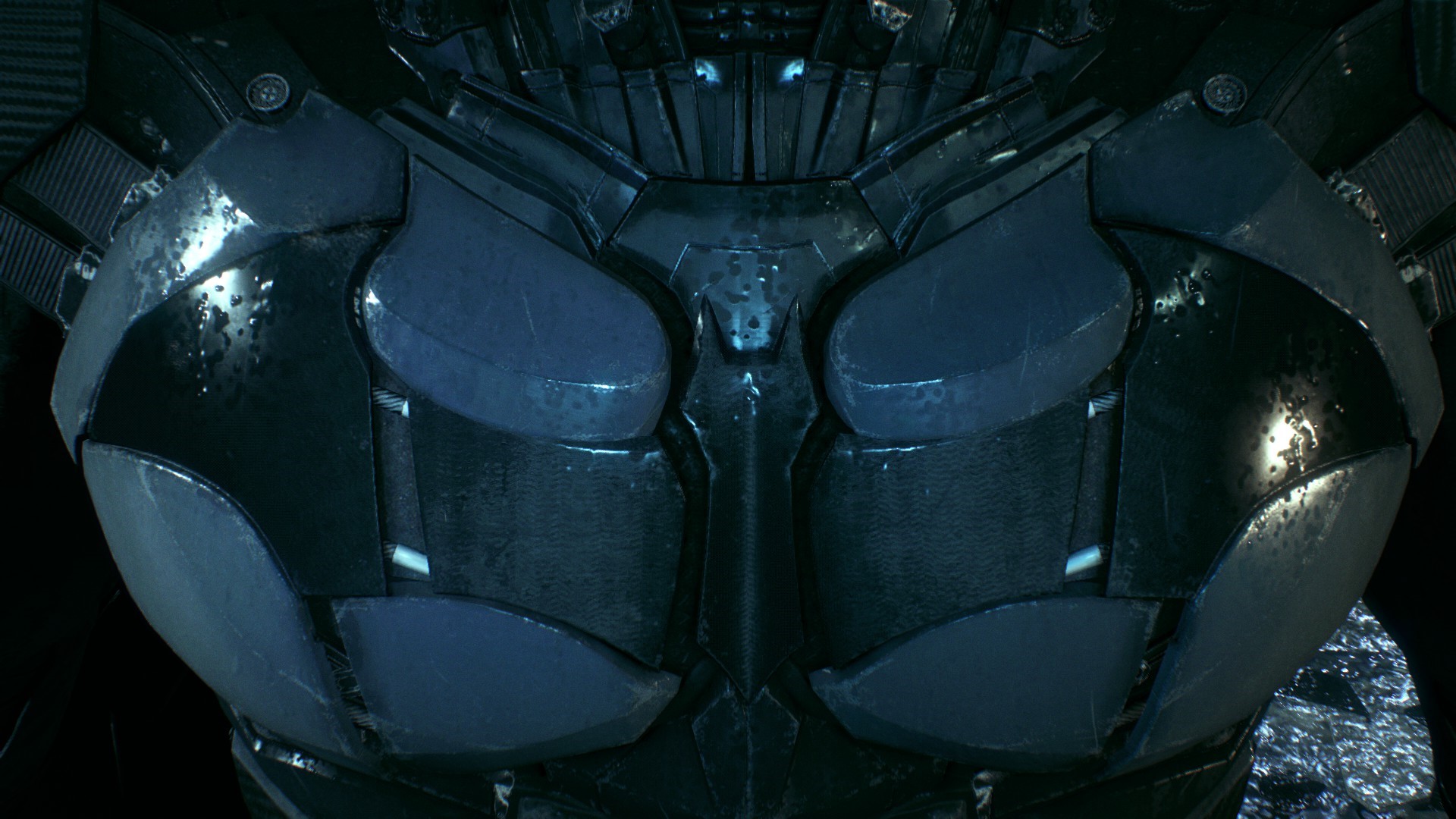 Batman armor from a video game HD Wallpaper