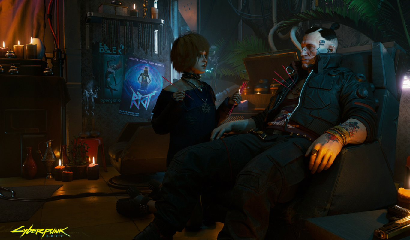 Jackie Welles and Misty from Cyberpunk 2077 HD Wallpaper
