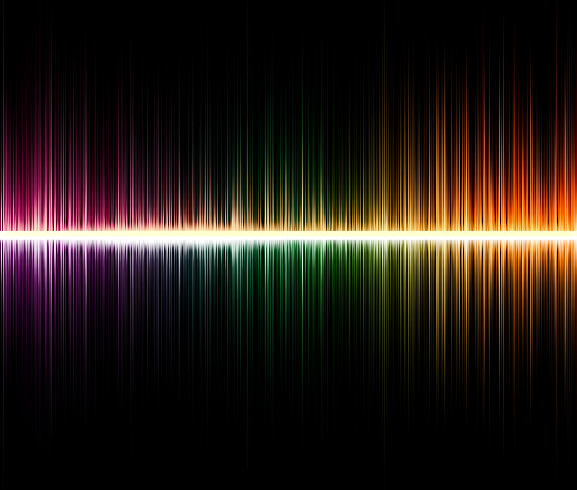 Colorful sound wave visualization digital art HD Wallpaper