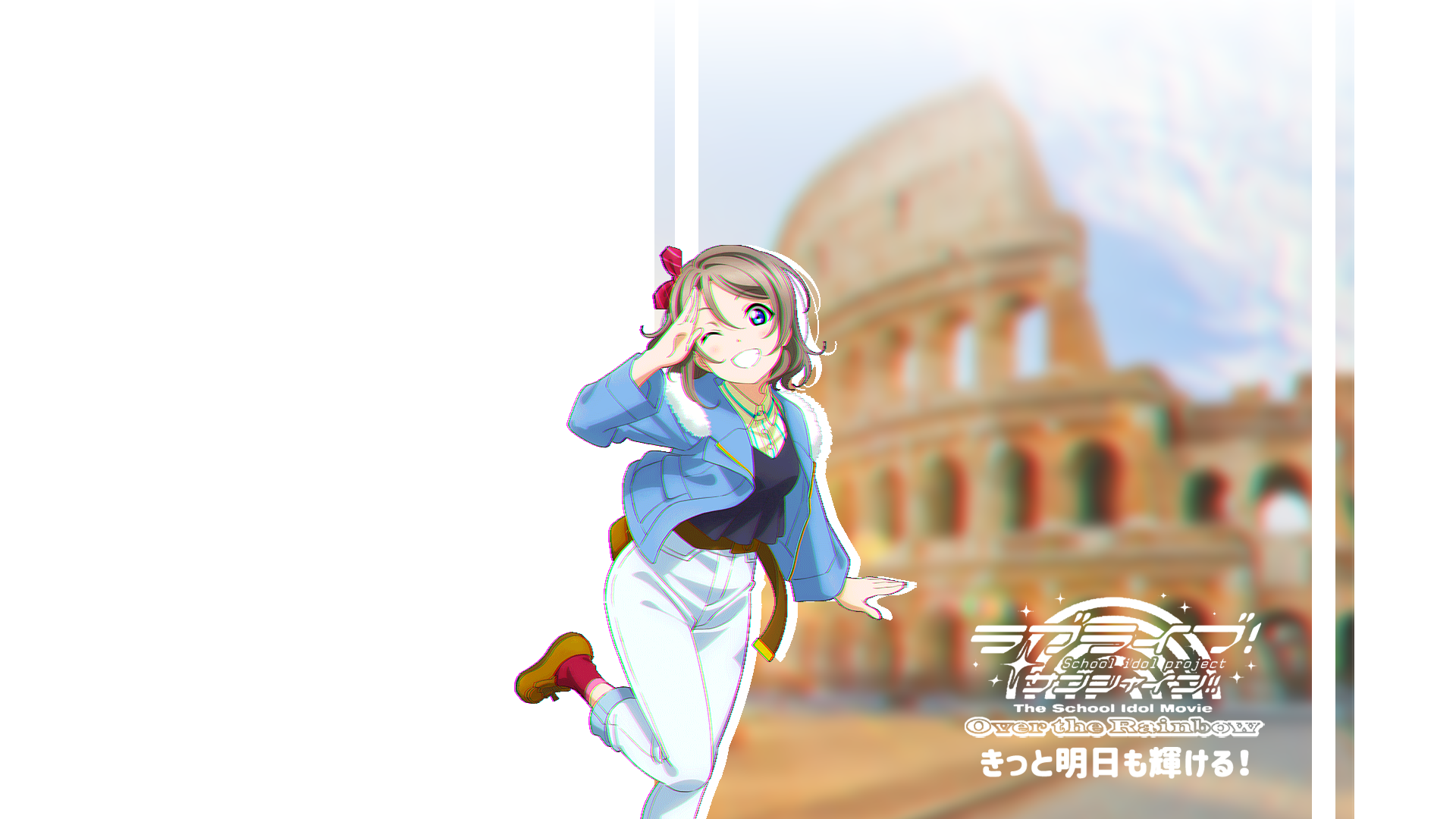 Watanabe You from Love Live! Sunshine!! The School Idol Movie HD Wallpaper
