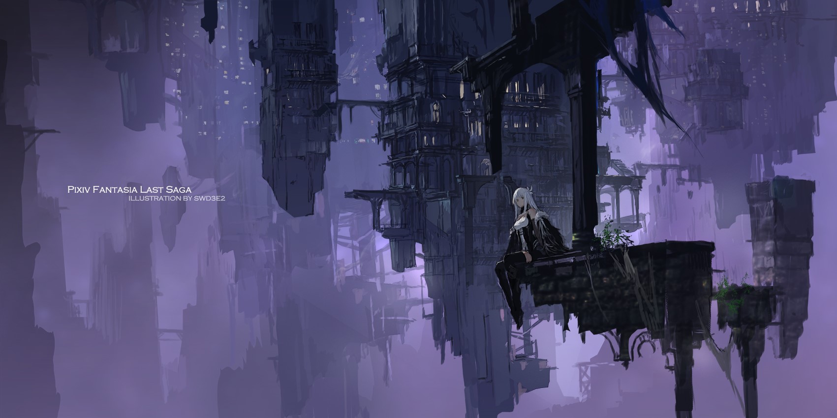 Pixiv Fantasia Last Saga illustration by swd3e2 HD Wallpaper