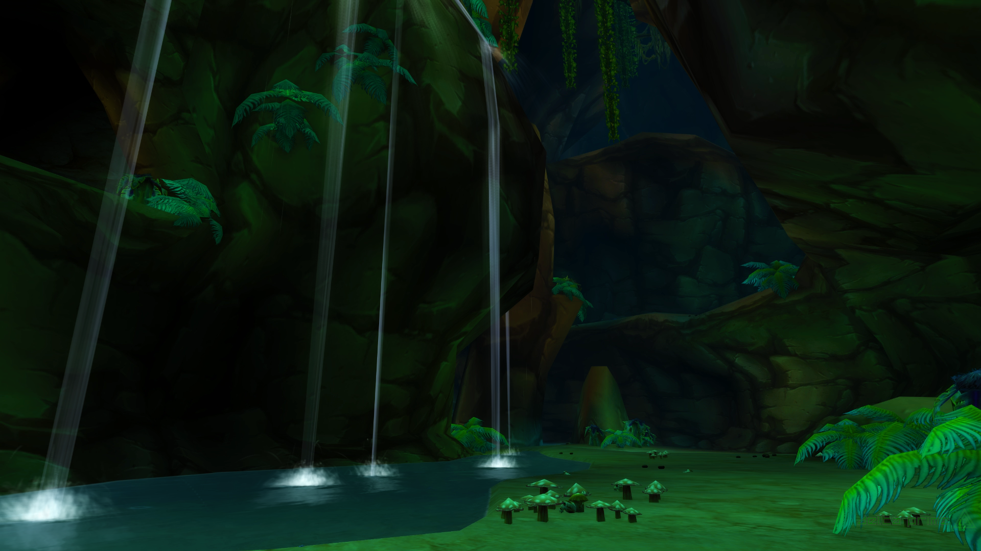 Wailing Caverns from World of Warcraft HD Wallpaper