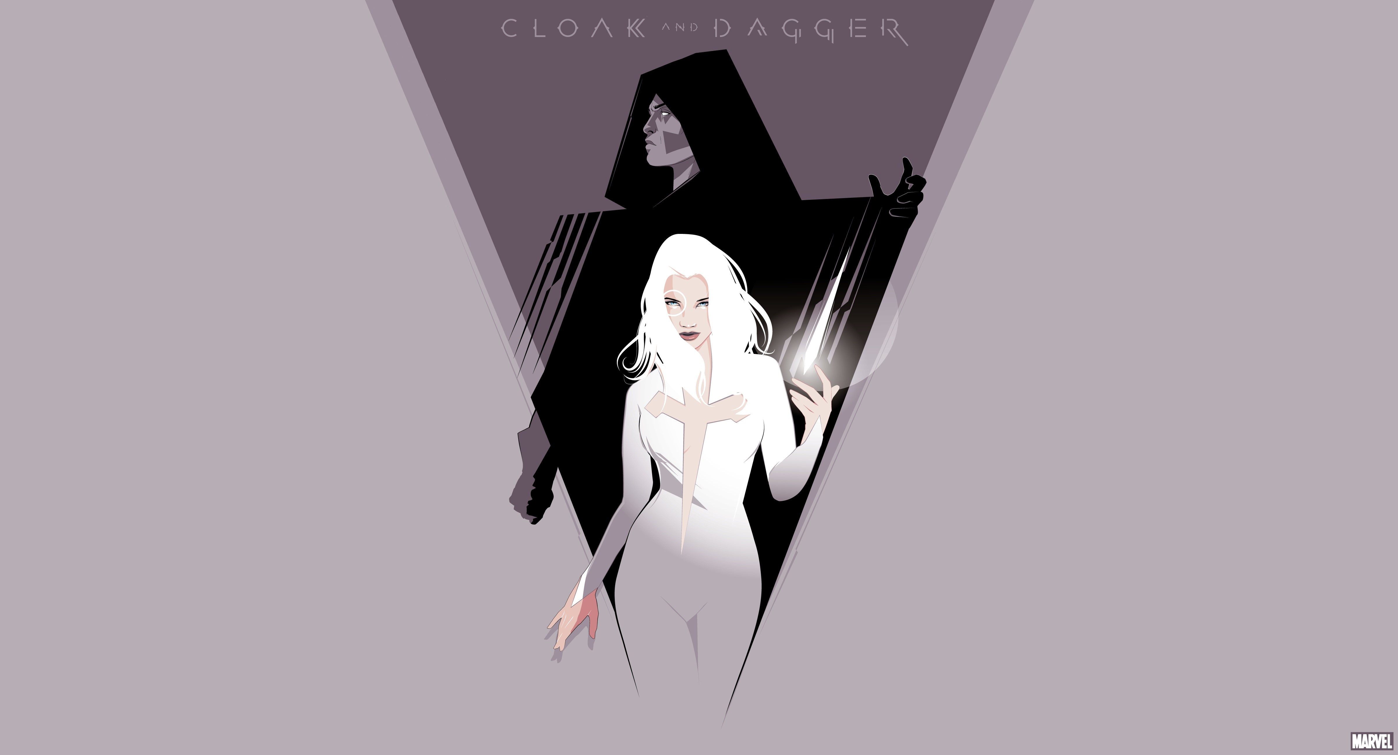 Cloak and Dagger Marvel Comics artwork HD Wallpaper