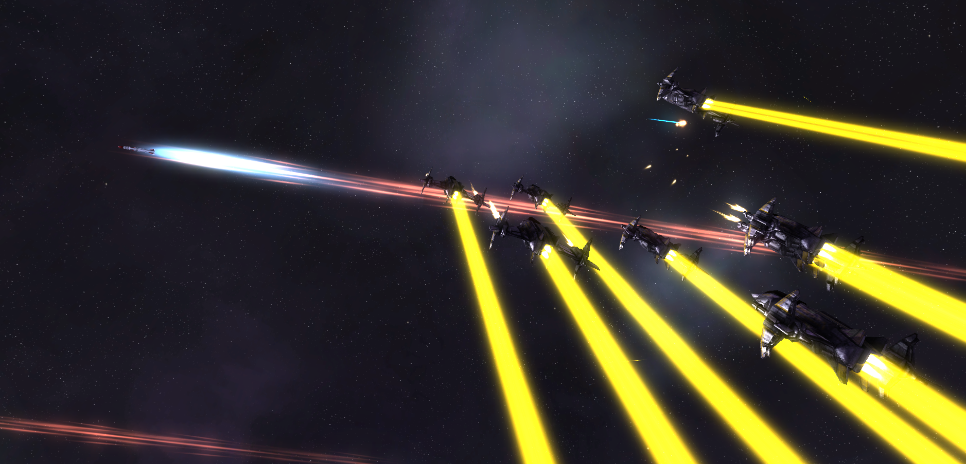Sins of a Solar Empire space battle HD Wallpaper