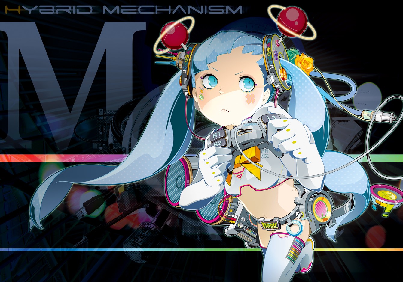 Miku Hatsune from Vocaloid HD Wallpaper