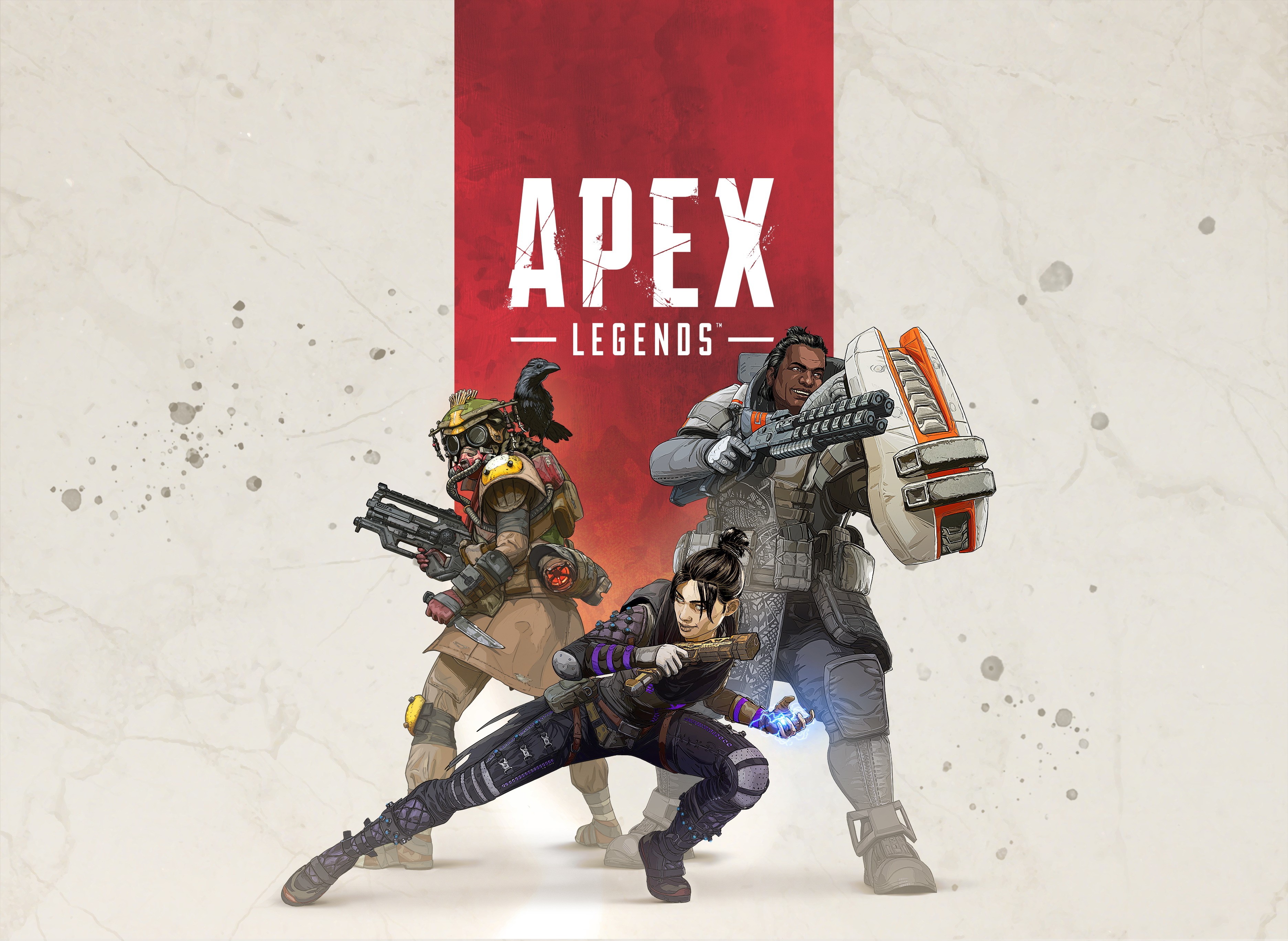 Apex Legends characters Bloodhound, Wraith, and Gibraltar HD Wallpaper