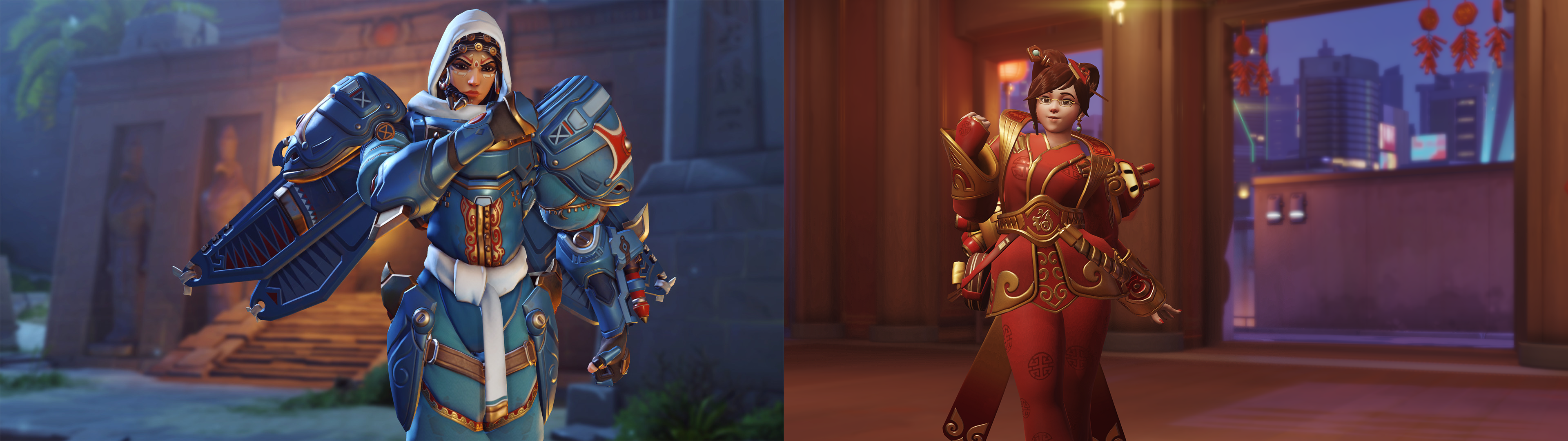 4K Overwatch: Mei and Pharah HD Wallpaper