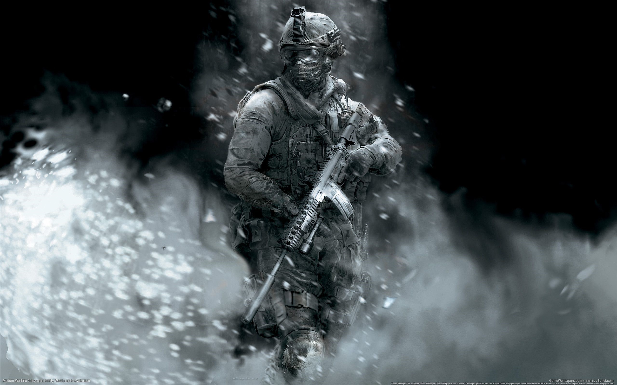 Call of Duty Soldier in Tactical Gear HD Wallpaper